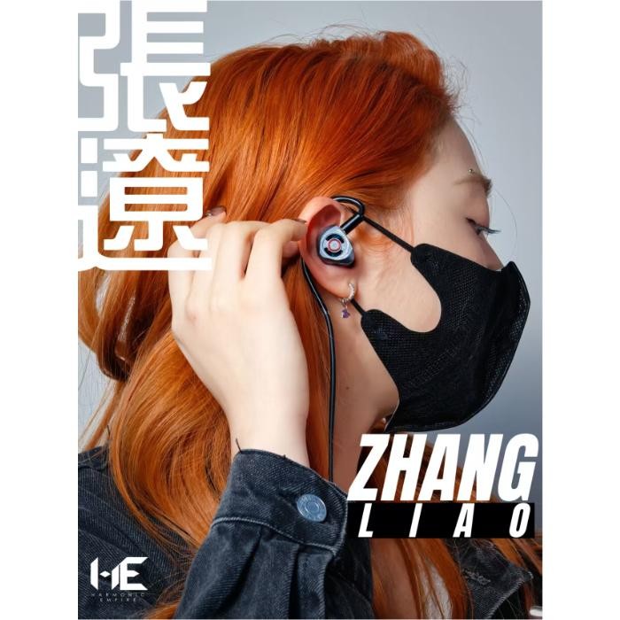 TANGZU Harmonic Empire Zhang Liao 4.4mm Wired Earphones Closed-back Copper Wire