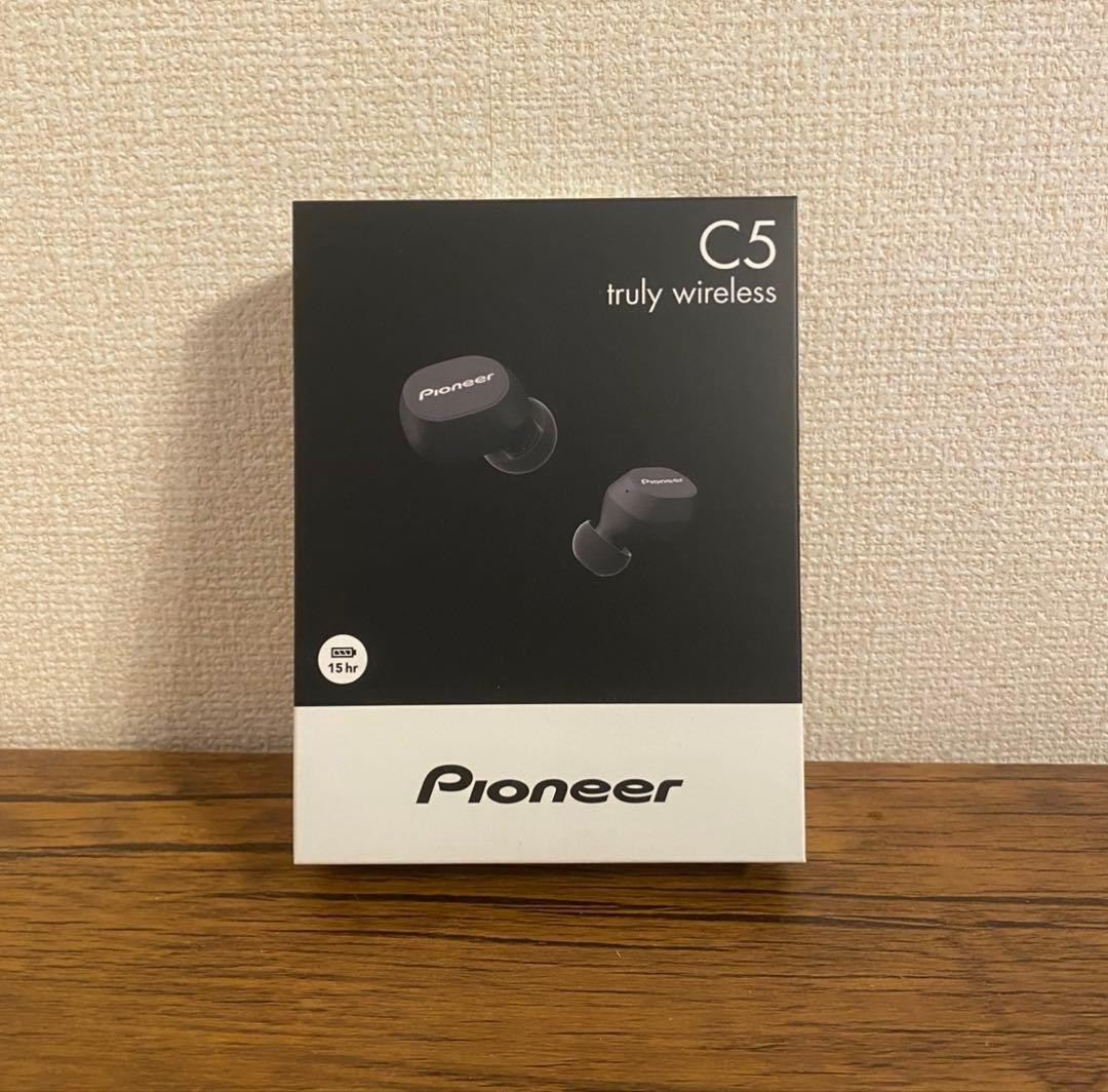 Pioneer SE-C5TW WIRELESS STEREO HEADPHONES Bluetooth USB-C Black DC3.7V