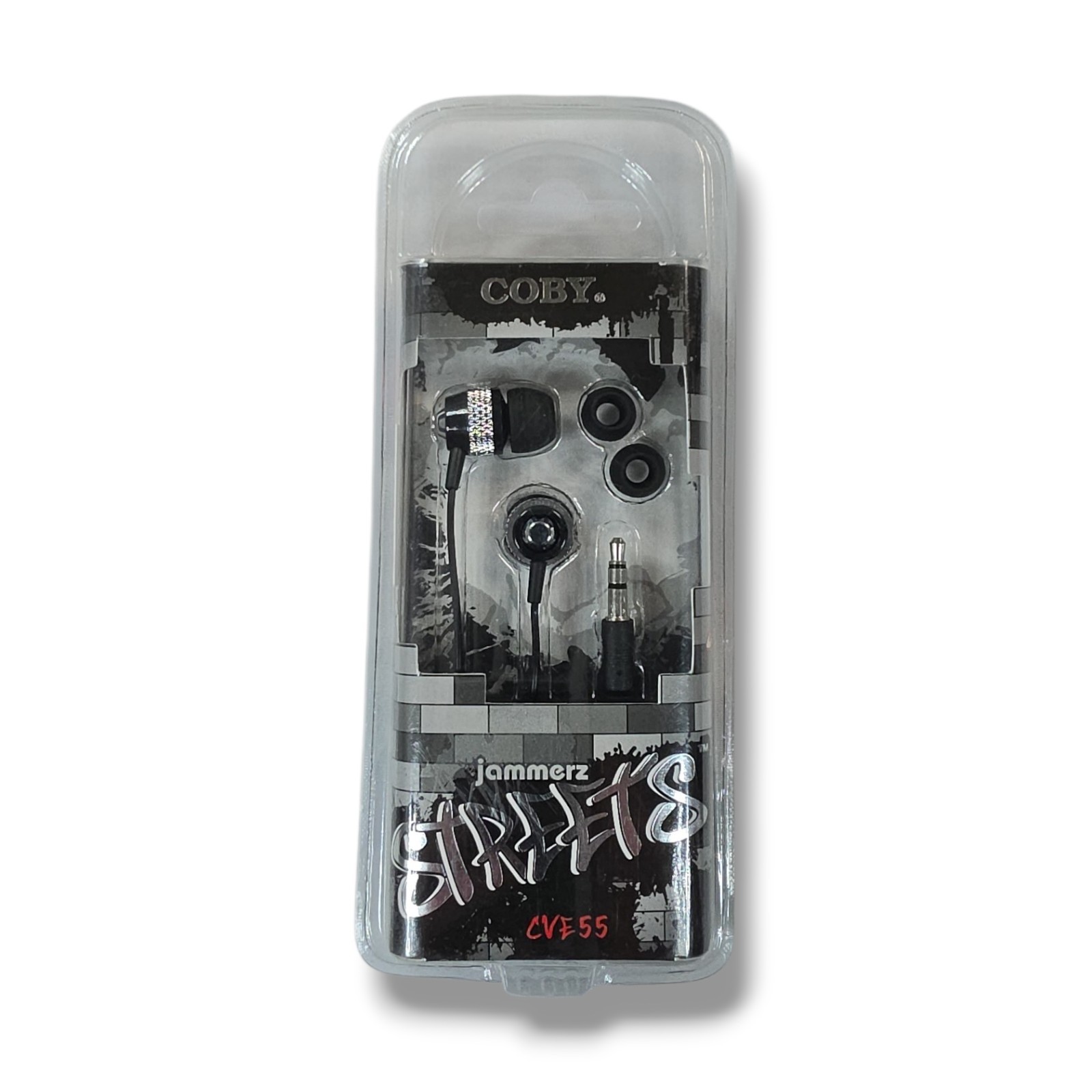 Coby 2012 Jammerz Streets earphones earbuds Wired CVE55 New