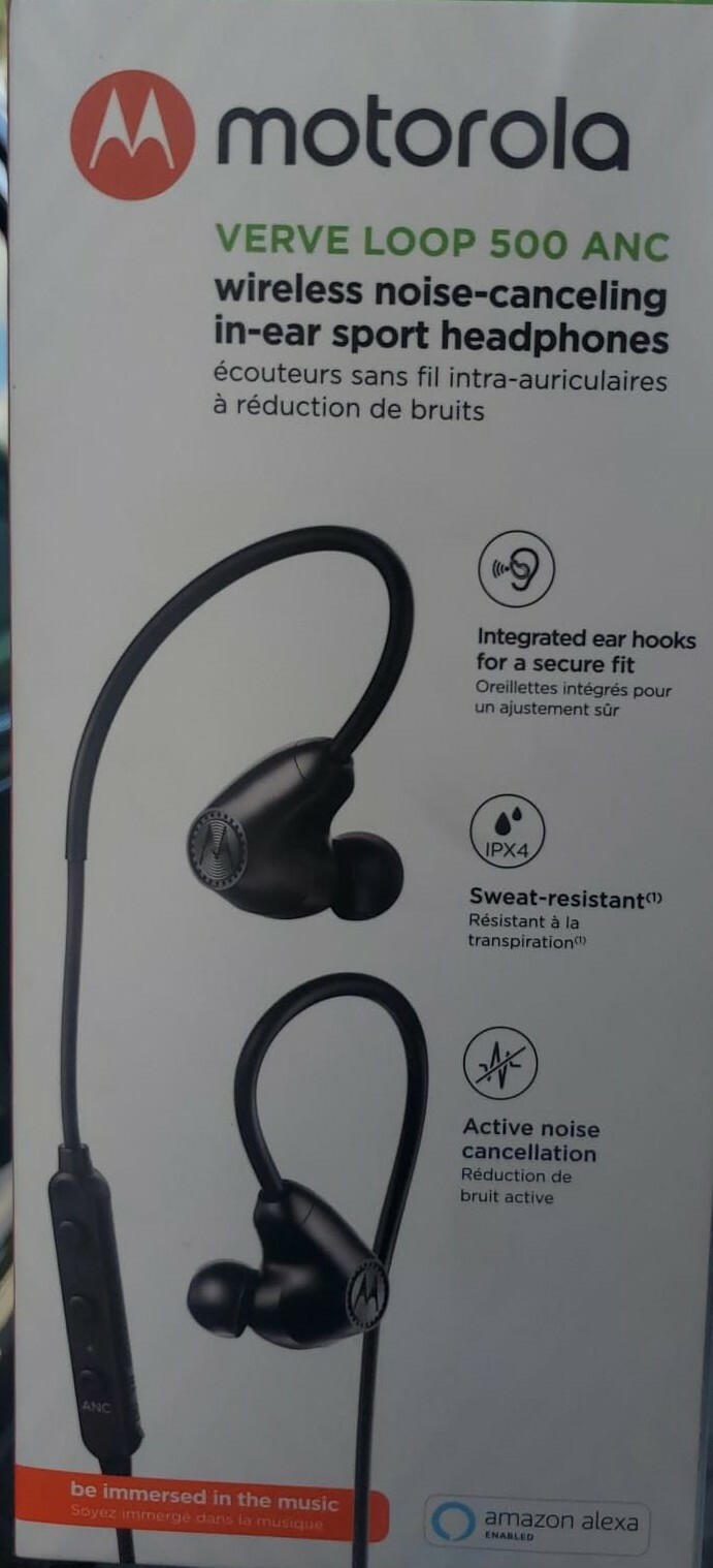 Motorola Verve Loop 500 ANC Bluetooth Earbuds  Headphones 