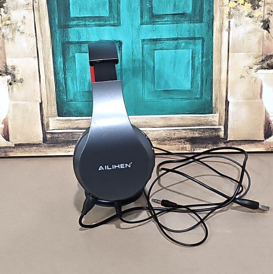 AILIHEN I60 On Ear Foldable Headphone with Microphone Silver