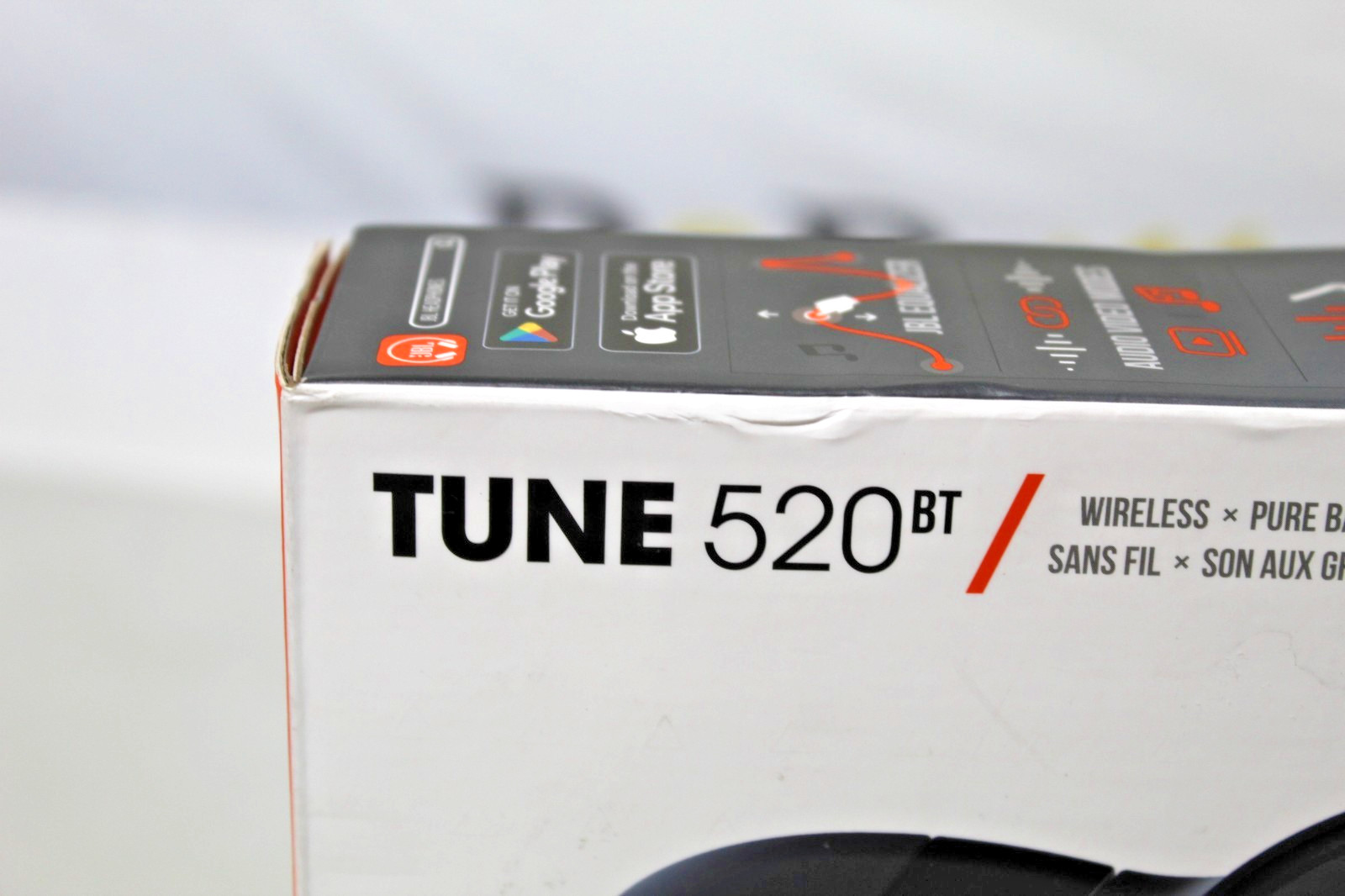 JBL Tune 500BT Bluetooth On-Ear Headphones – Black
