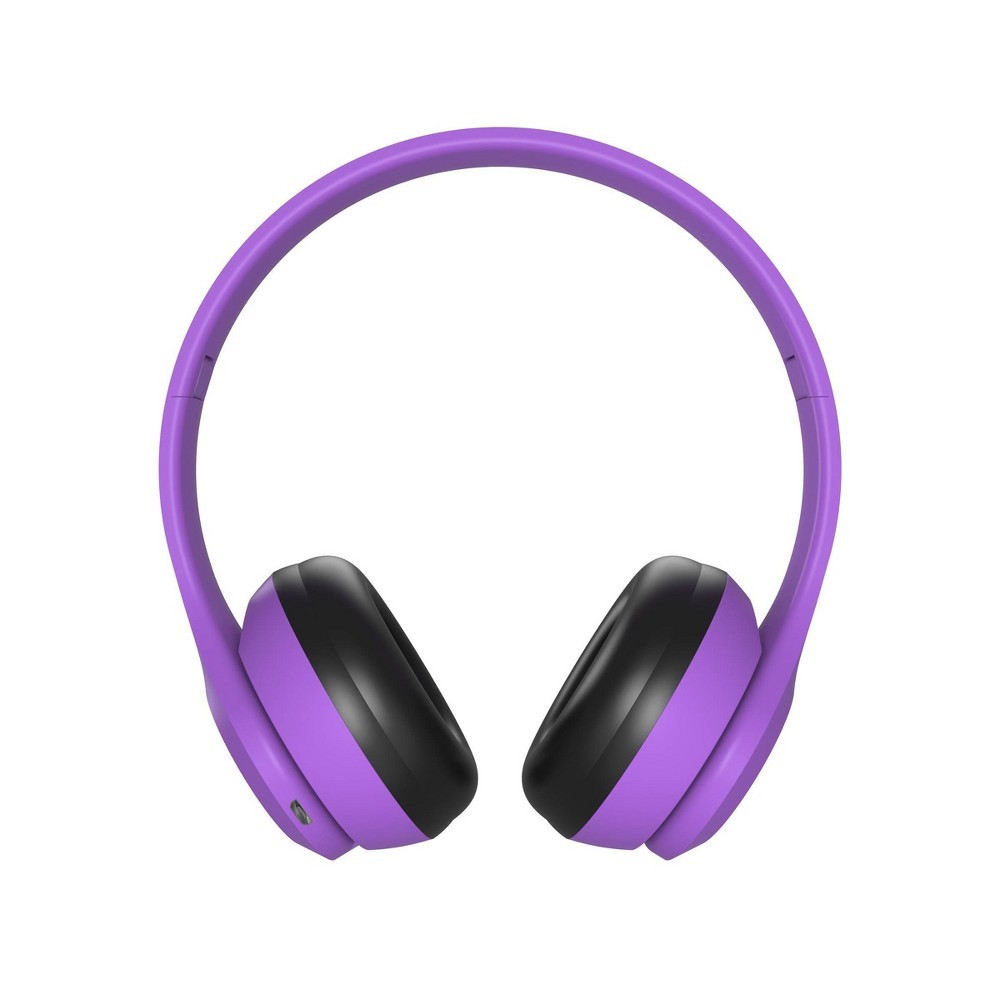 GEMS Over the Ear Wireless Headphones – Purple: Built-In Microphone, Micro USB