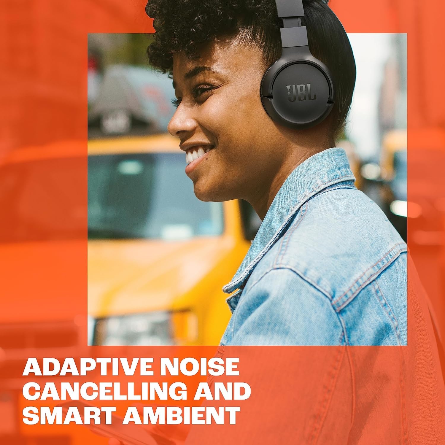 JBL Tune 760NC Over the Ear Headphones – Black