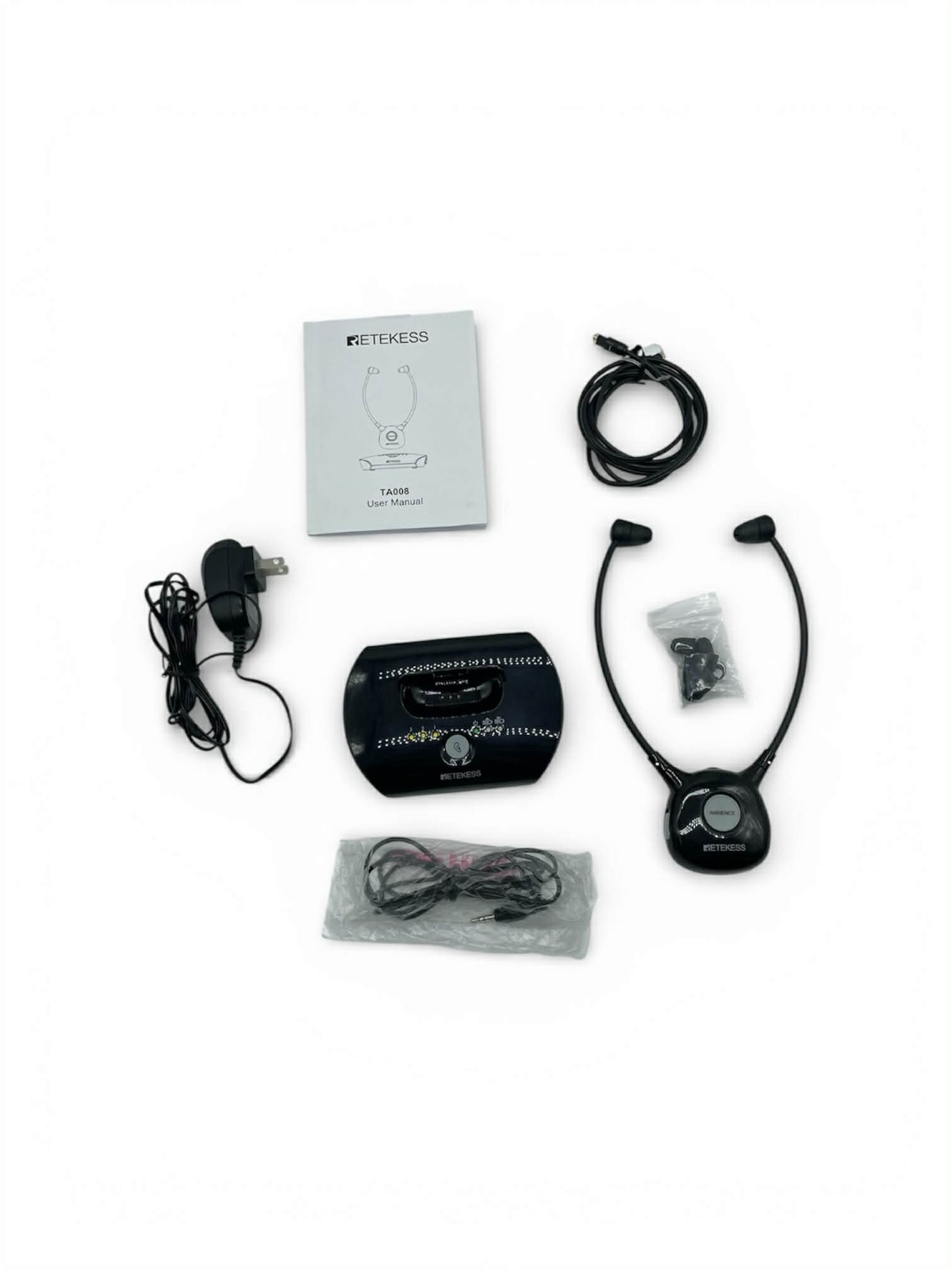 TA008 Tv Ears for Seniors, 2.4G Digital TV Headphones Wireless for Seniors