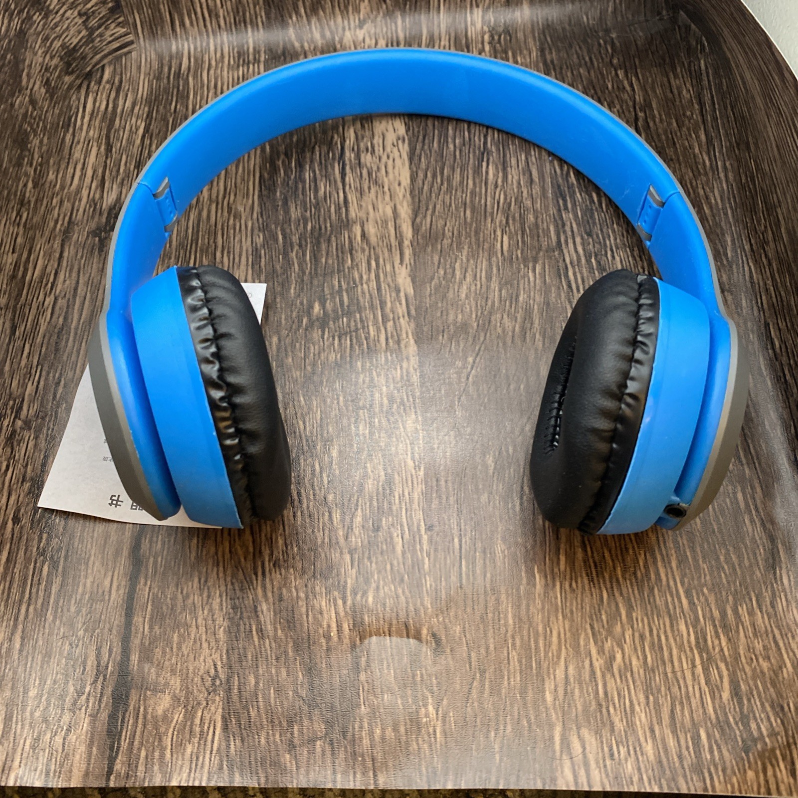 P47 Wireless Over Ear 5.0+EDR Headphones Blue New