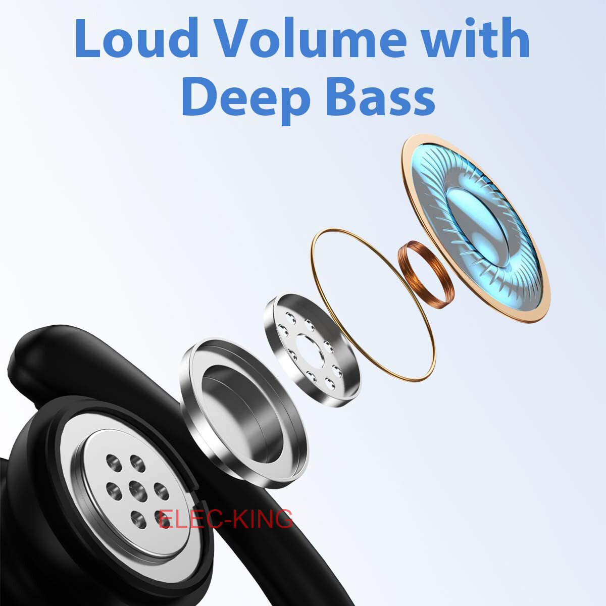 Bluetooth 5.0 Headset TWS Wireless Earphones Earbuds Stereo Headphones Ear Hook