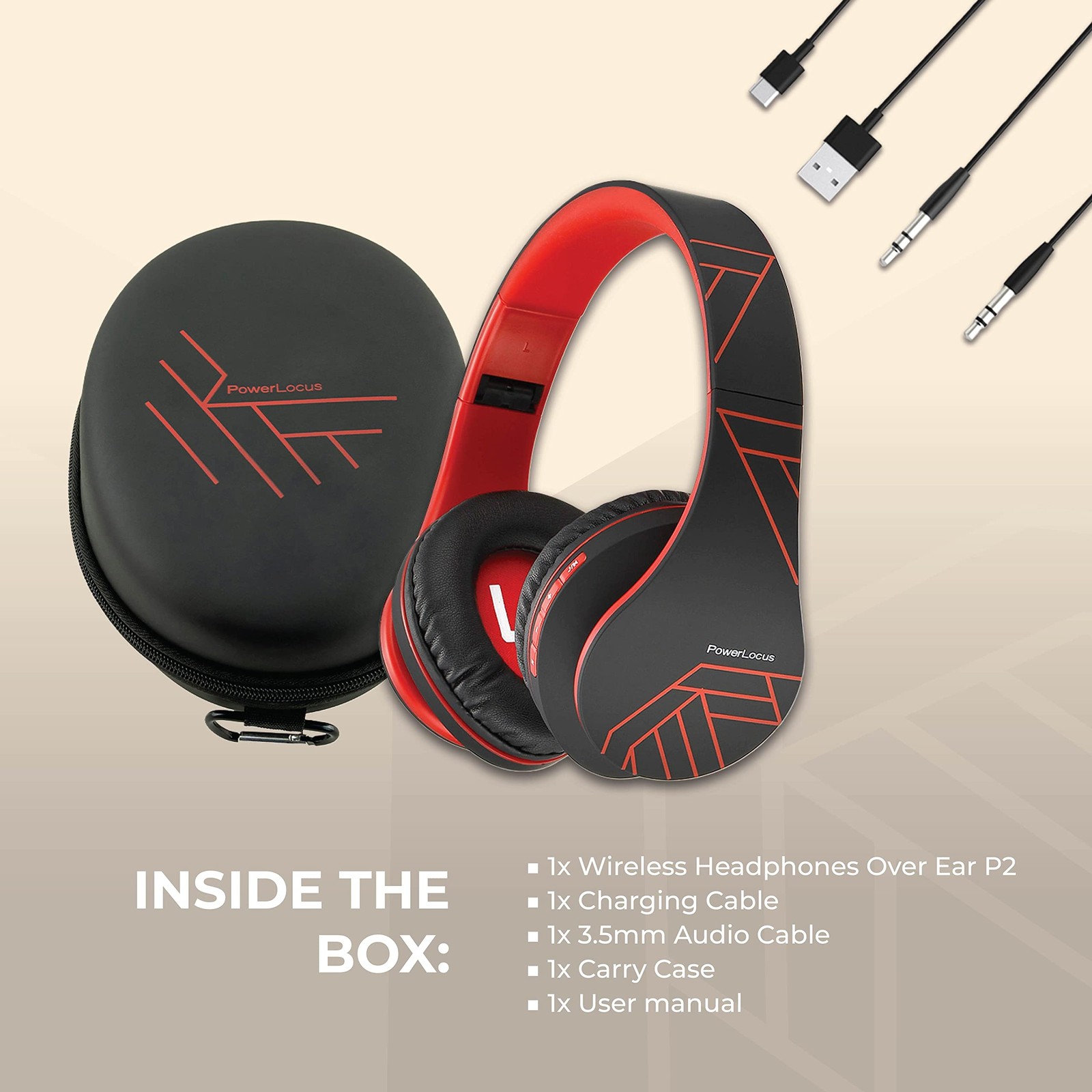 Bluetooth Over-Ear Headphones, Wireless Stereo Foldable Headphones Wireless a…