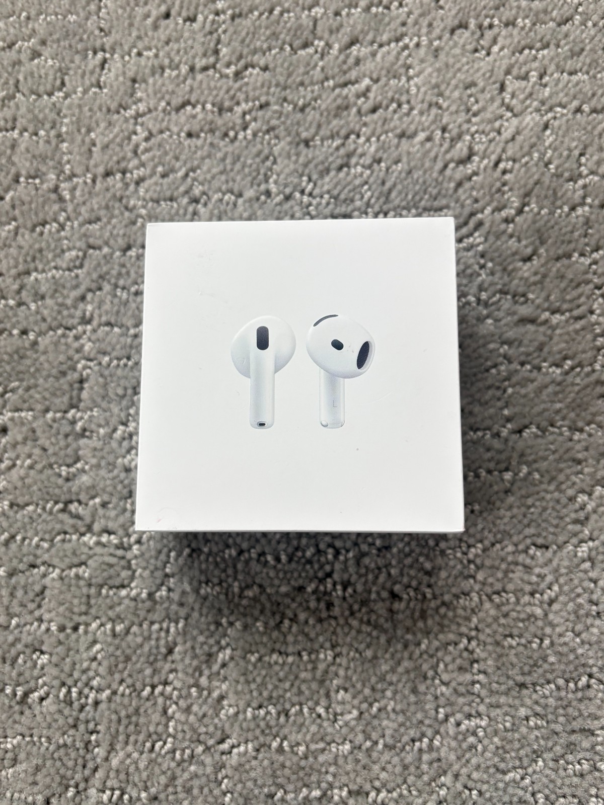Apple AirPods 4 Wireless Bluetooth In-Ear Earbuds- White EMPTY BOX ONLY