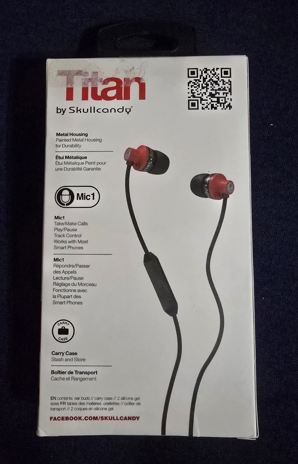 RARE Skullcandy Titan Red V1 | Sealed Audiophile Supreme Sound Mic1 S2TTDY-206