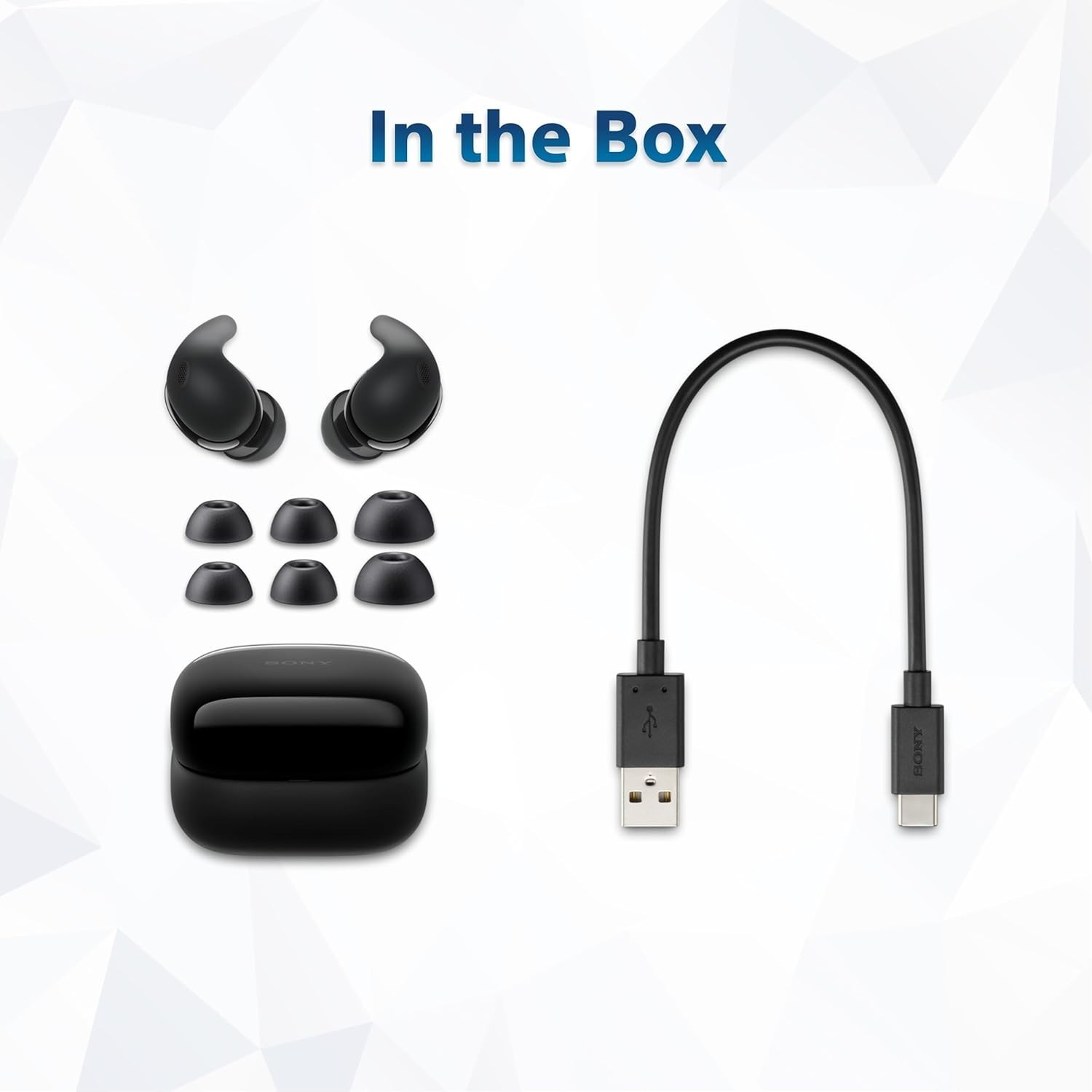 Sony Linkbuds WF-LS910N Active Noise Cancelling Wireless Bluetooth Earbuds BLACK