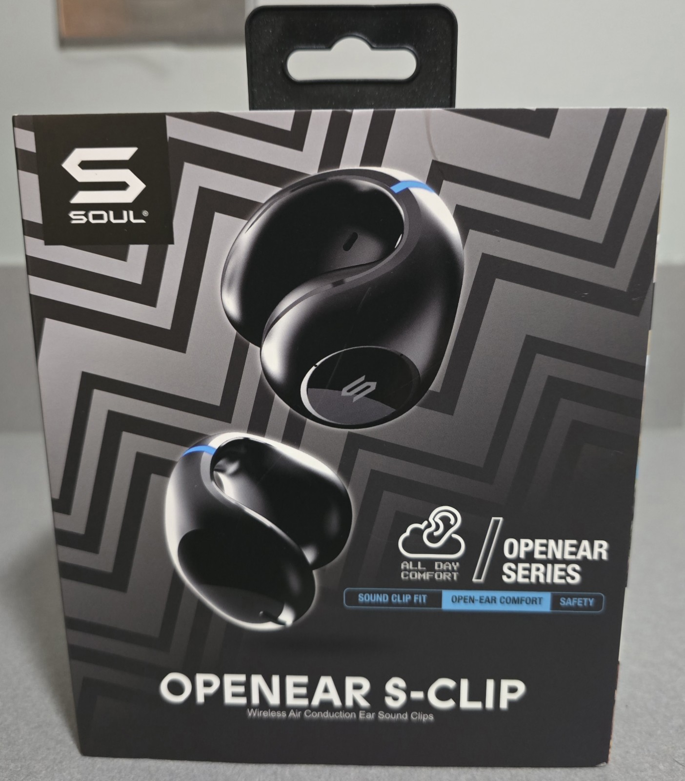 Soul Wireless Earphones OPENEAR Bluetooth compatible BLACK