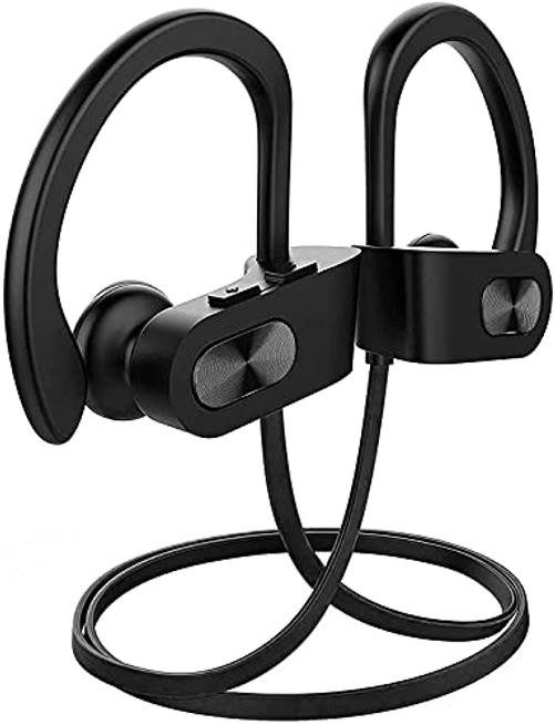 Redzoo Bluetooth Headphones V5.0 – Running Headphones w/16 Hrs Playtime – Black
