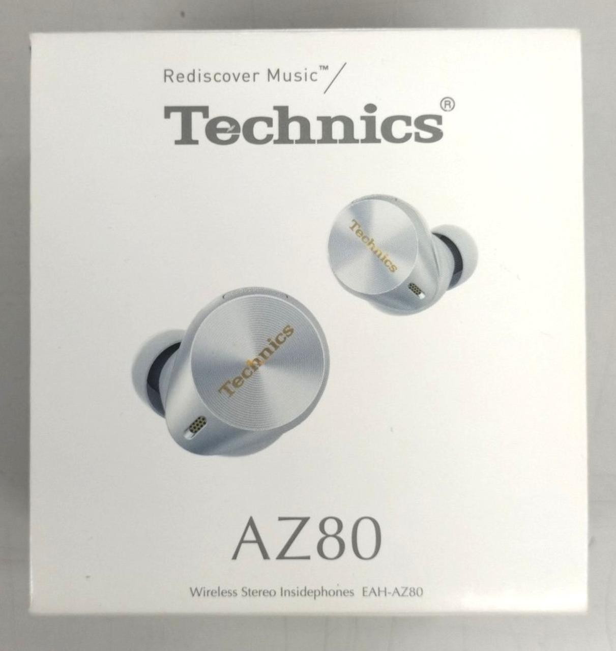 Technics EAH-AZ80-S Wireless Earbuds Bluetooth Noise Cancelling Silver Japan