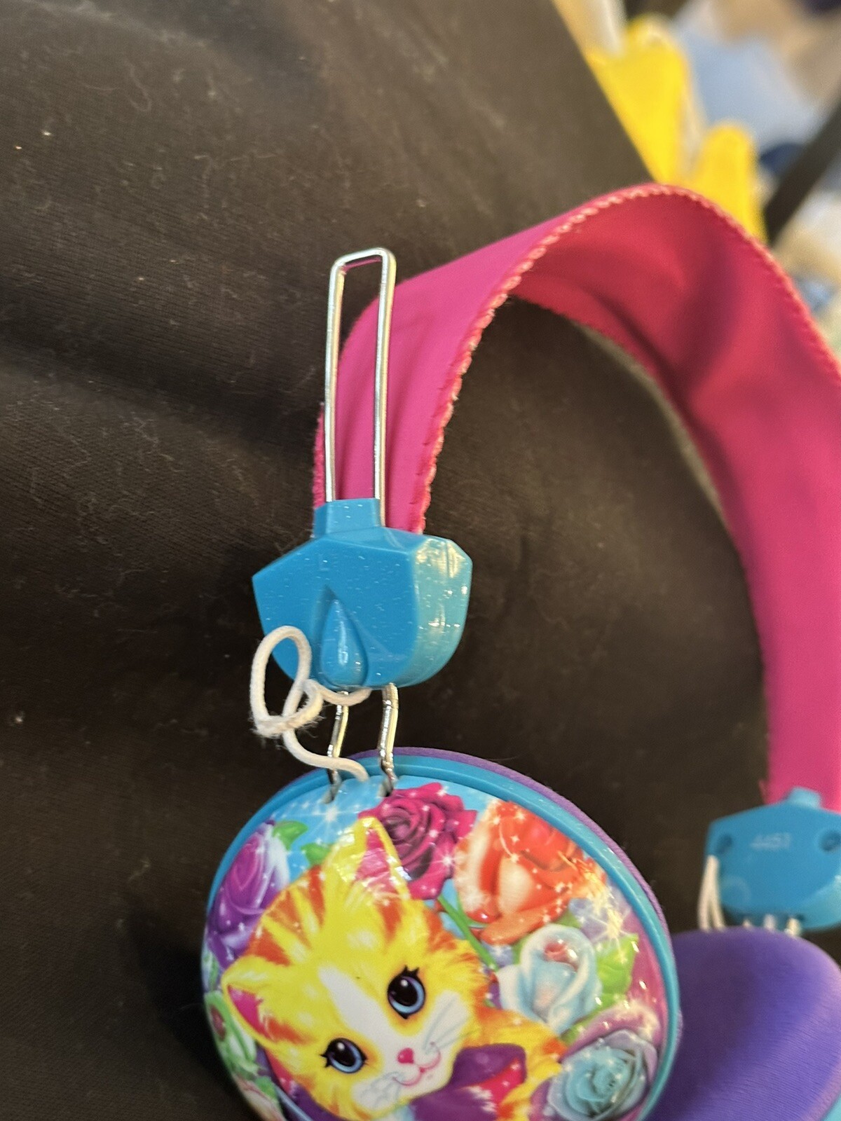Lisa Frank Stero Head Phones headphone kitty cat adjustable size kids adults