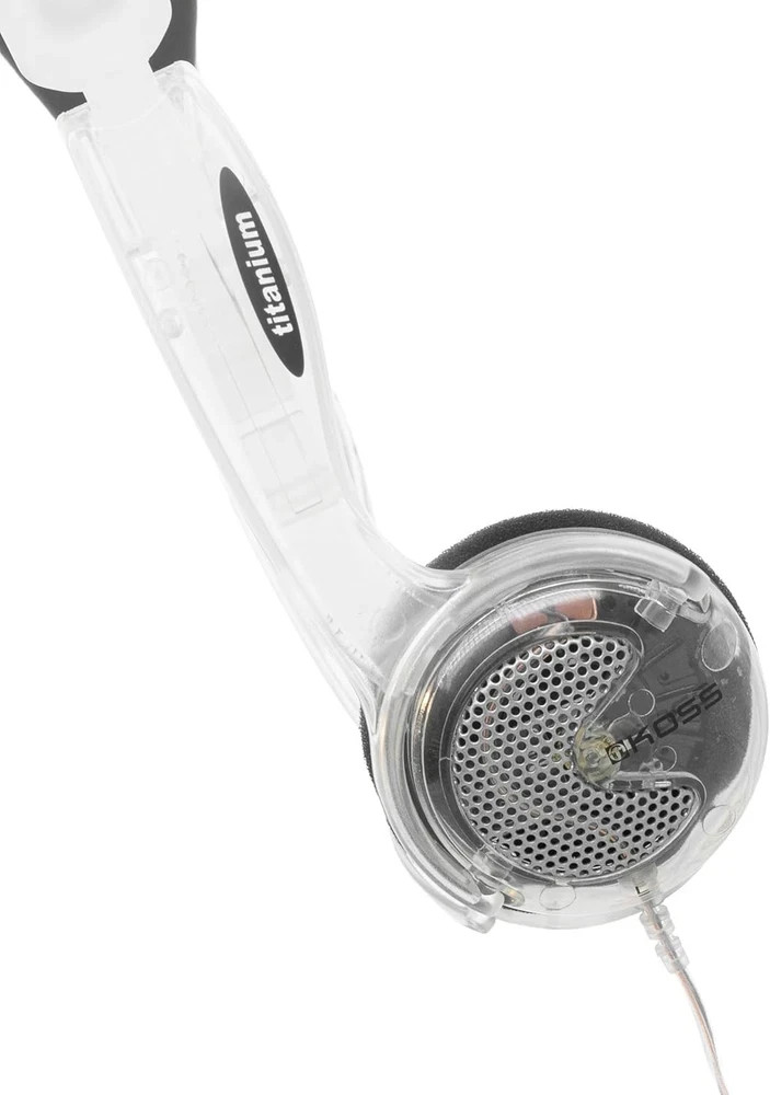 Koss KTXPRO1 Titanium Portable Headphones with Volume Control, Single, Standard