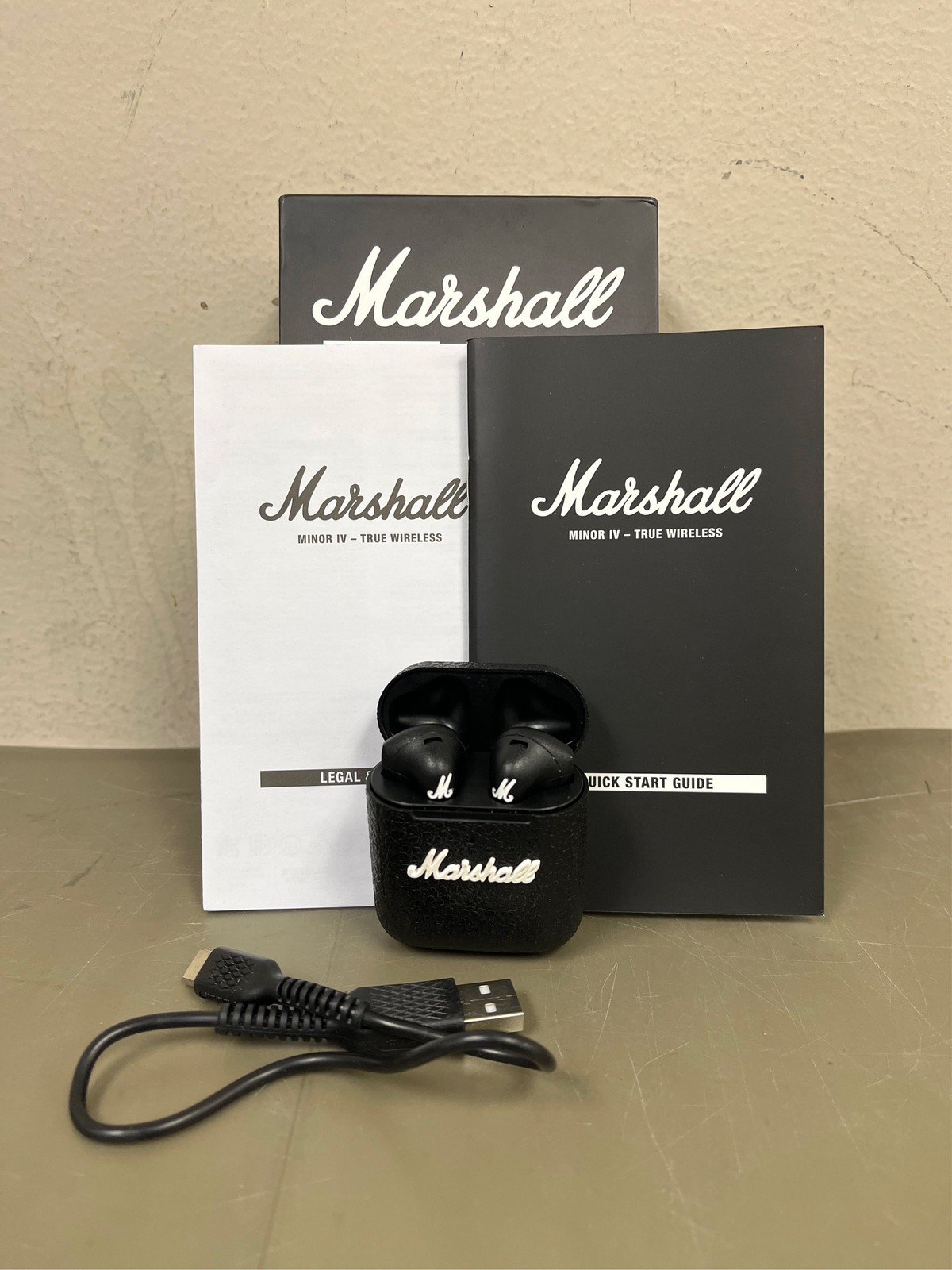 Marshall Minor IV True Wireless Earbuds – Black