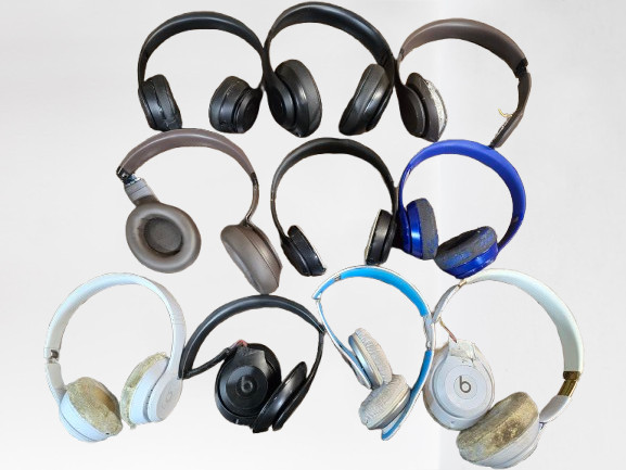 [LOT OF 10] Assorted Beats Headphones FOR PARTS FAST FREE SHIPPING c