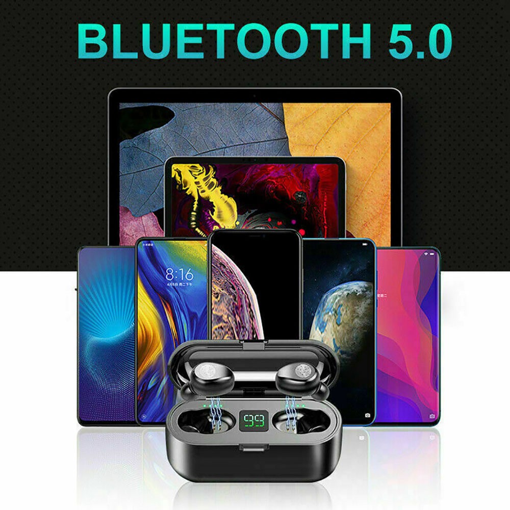 Waterproof Bluetooth 5.0 Wireless Earbuds For iPhone Samsung Android Phones
