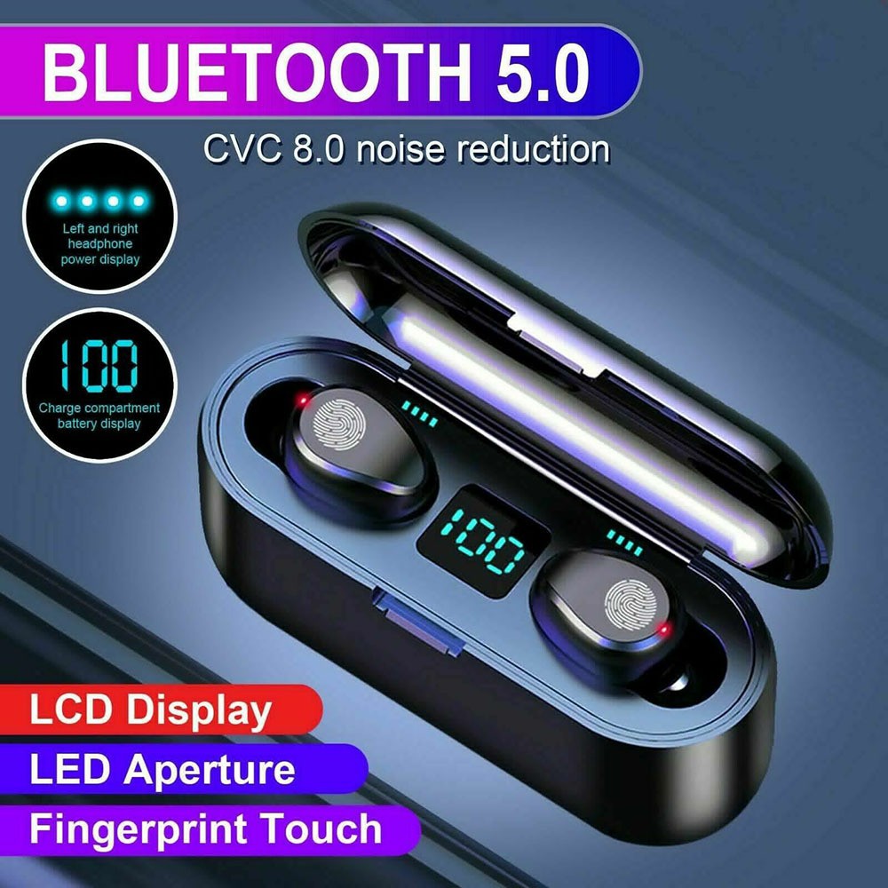 Waterproof Bluetooth 5.0 Wireless Earbuds For iPhone Samsung Android Phones