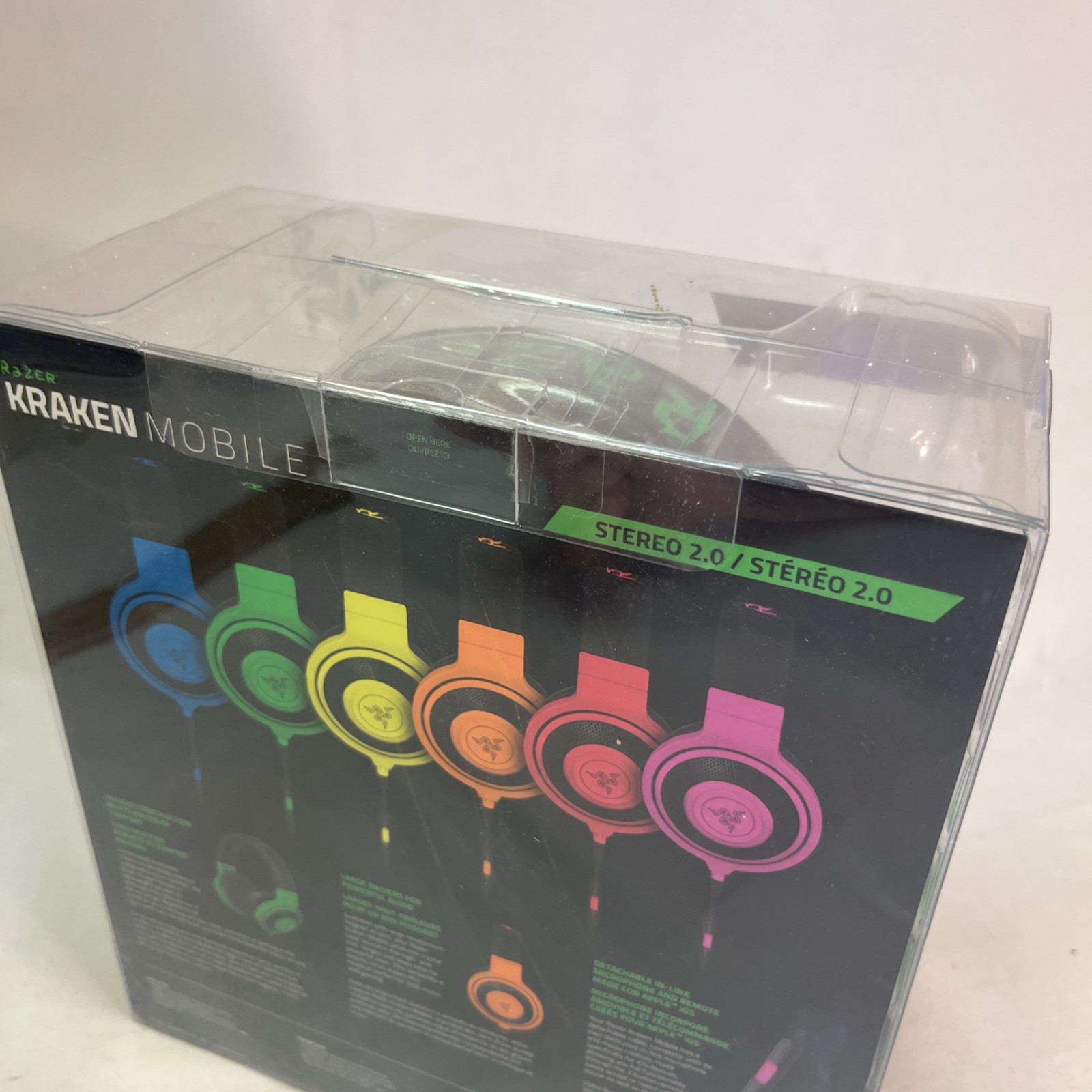 Razer Kraken Mobile Headphones Neon Green RZ04-01400100-R3U1