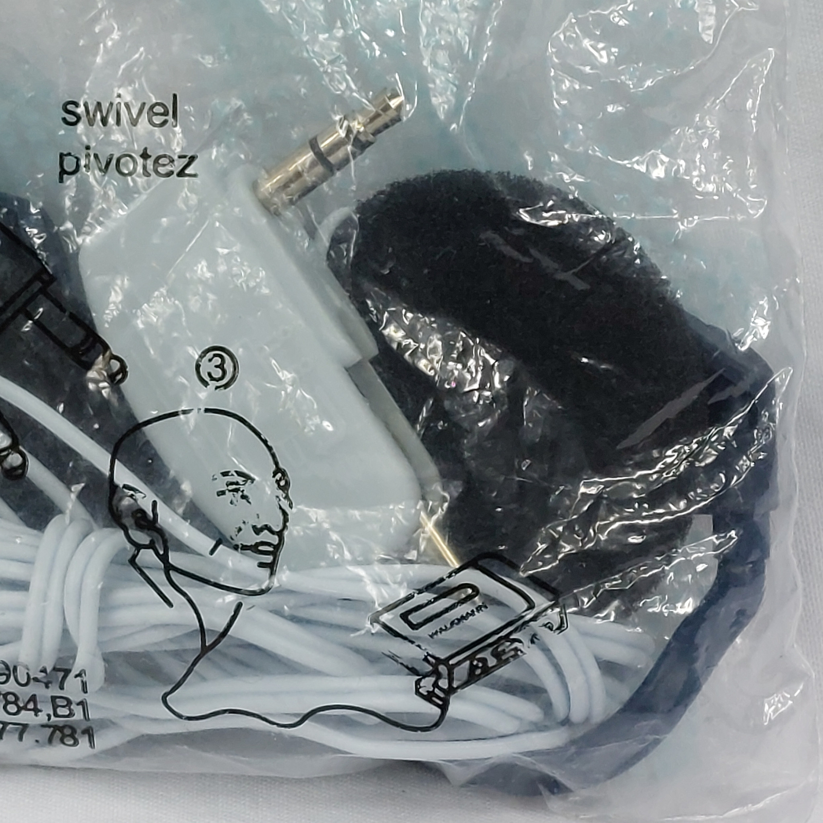 Air Canada Air-Land III On-Ear Headphones Travel Flight Movies Sealed Pkg