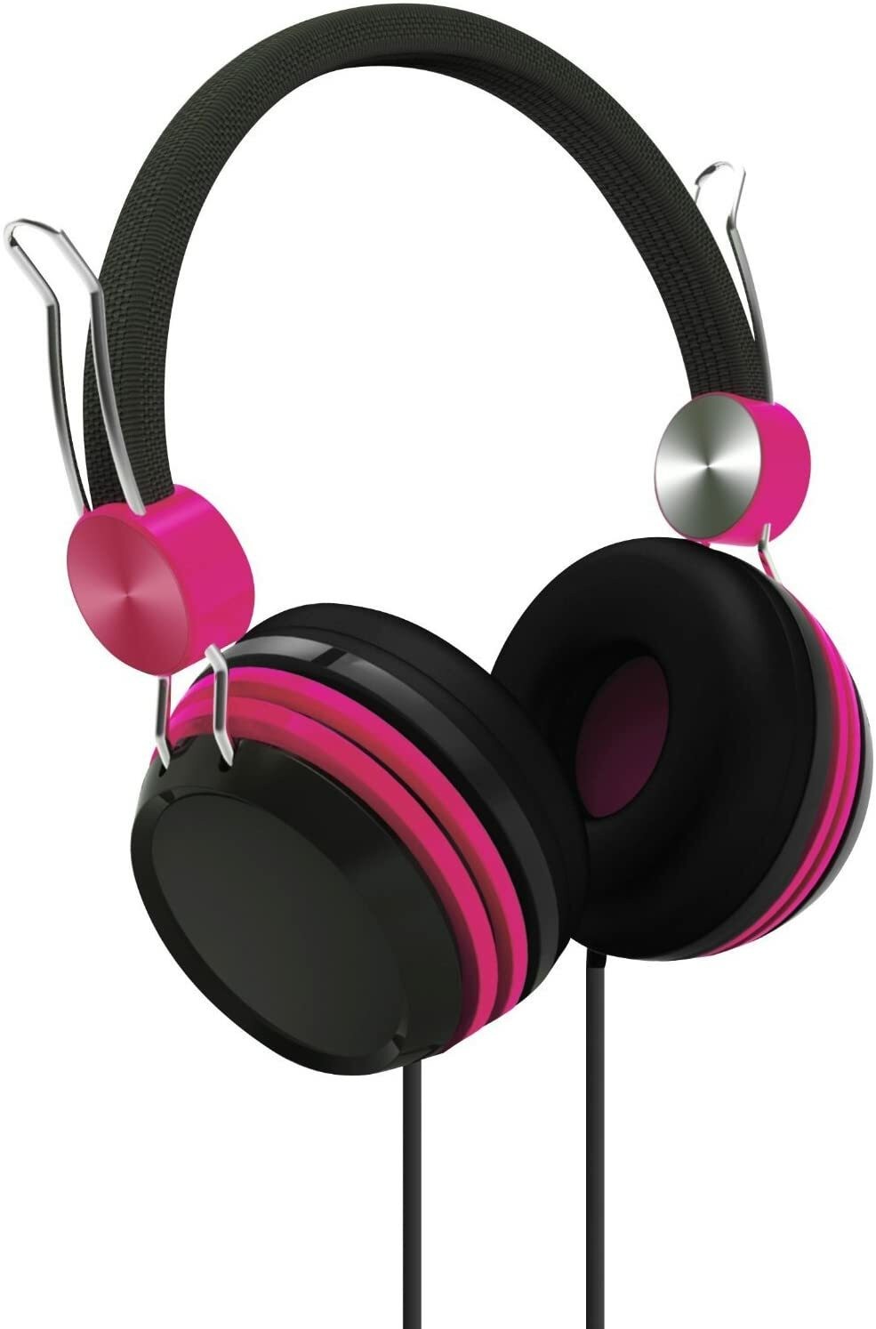 Hype DYNAMOS PINK Stereo Headphones w/Built in Mic and One-Touch Answer Button