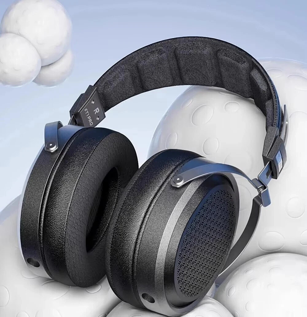 Fiio FT1 Pro Headphone Open Flat Headband Wired Hifi Headphones 1μm Ultra-slim