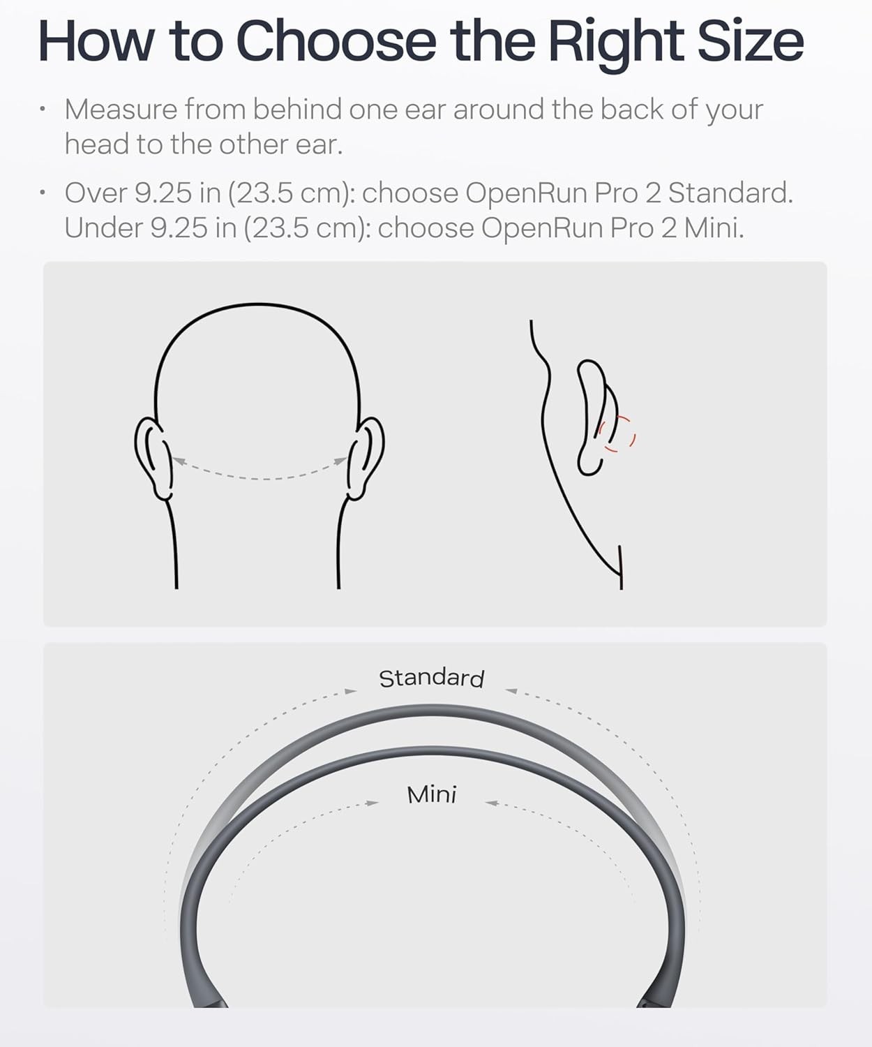 New OpenRun Pro 2- Bone Conduction Headphones, Open-Ear Bluetooth Wireless Sp…
