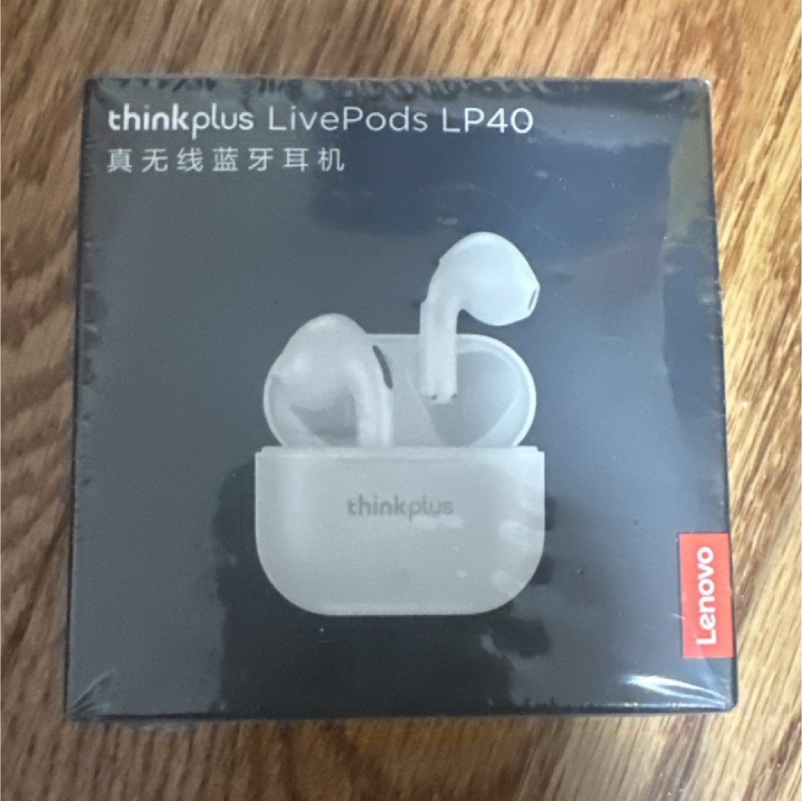 Lenovo thinkplus LivePods LP40 Bluetooth True Wireless In-Ear Earbuds Mic White