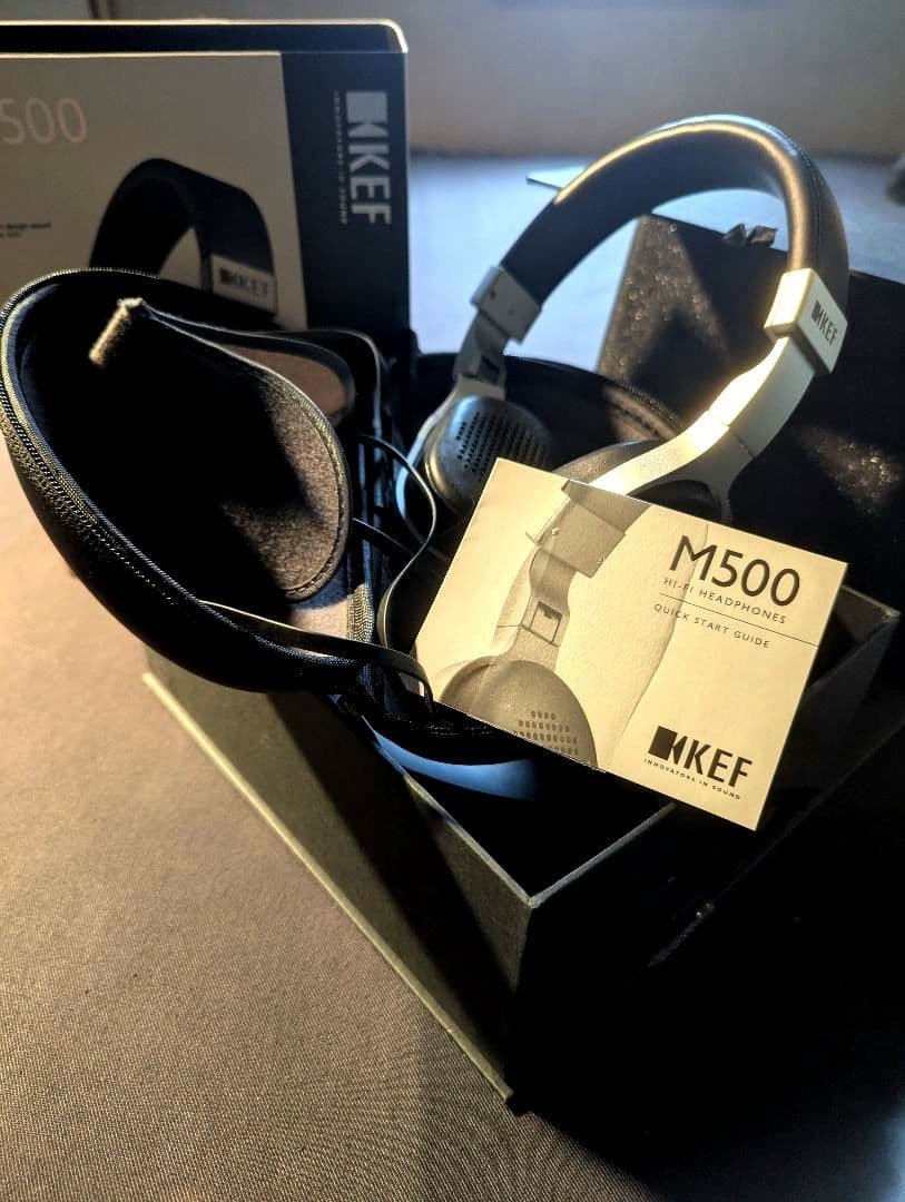 KEF M500 High Sound Quality Luxury Headphones Silver