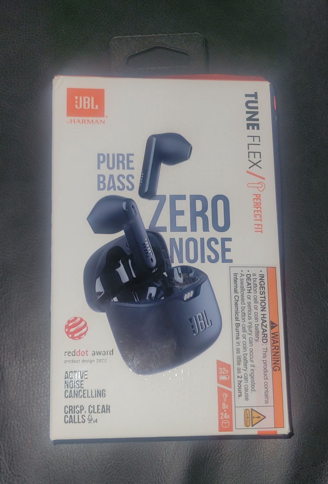 JBL Tune Flex- True In Ear Wireless Noise Canceling Earbuds – Blue
