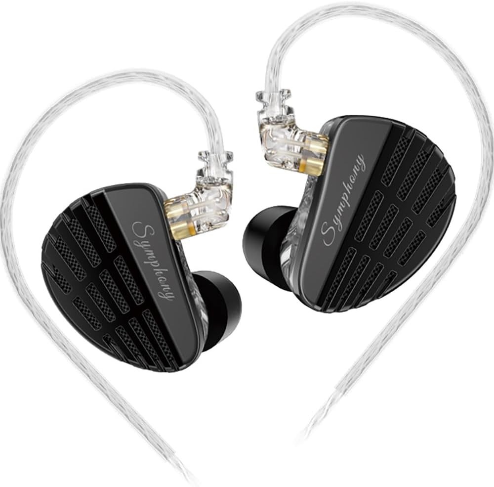 KZ Symphony Hybrid IEM Earbud 13.2mm Self Developed Planar 6mm High Performance