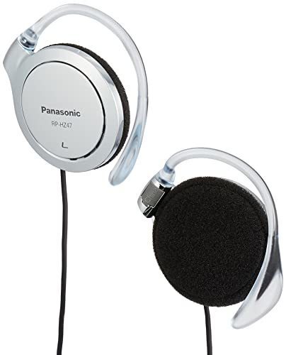 Panasonic Clip Earphone Headphone Silver RP-HZ47-S Thin design of approx. 9.9 mm