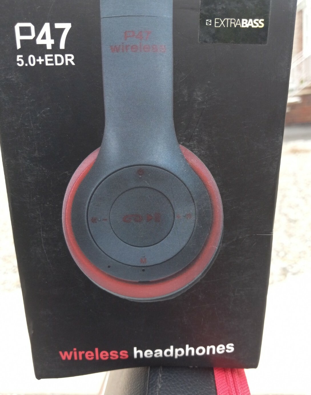 Bluetooth Headphones TF Card/FM Stereo Radio, MP3 Player Wireless P47 5.0+EDR