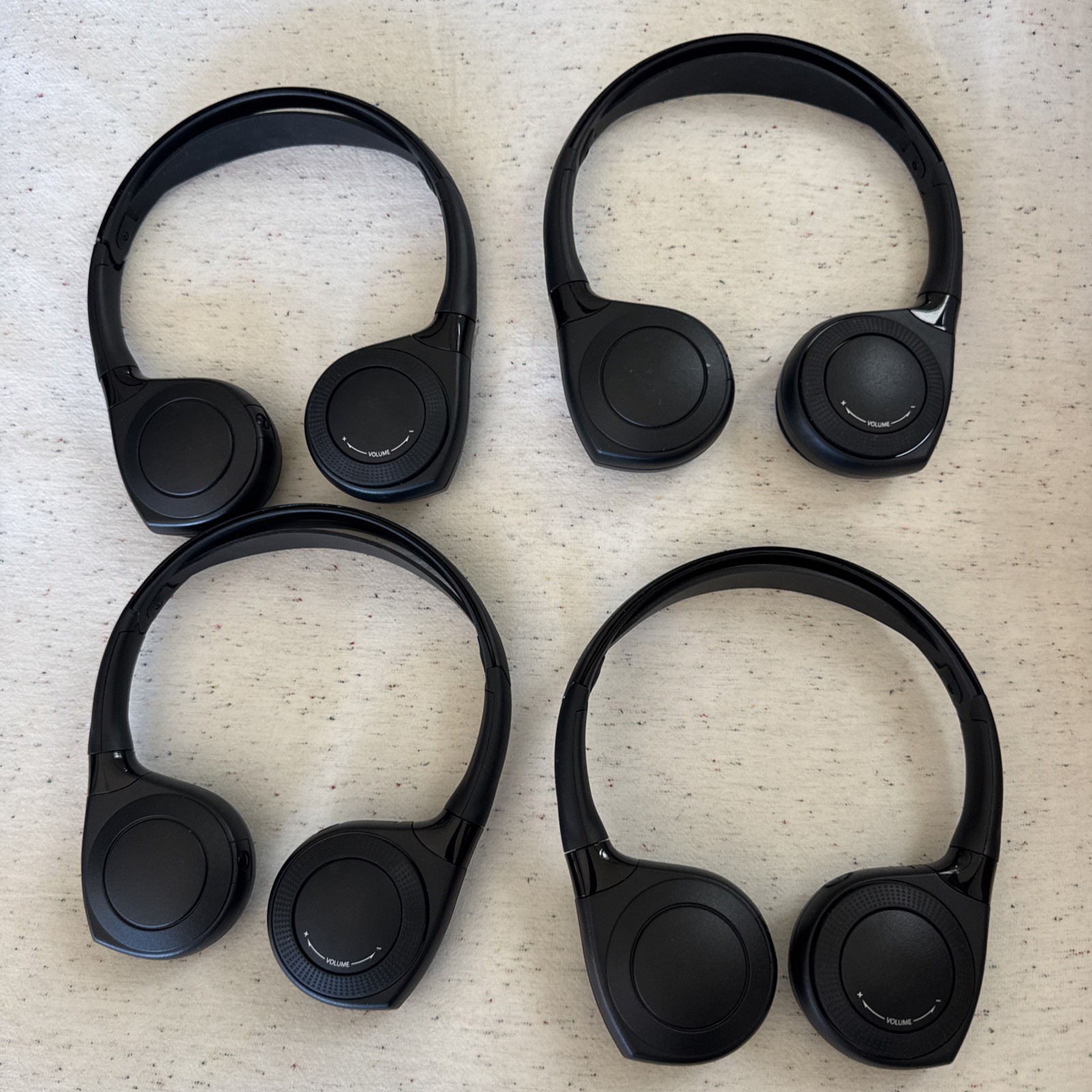 Four 2005-2020 Honda Odyssey Pilot Rear Entertainment Wireless Headsets
