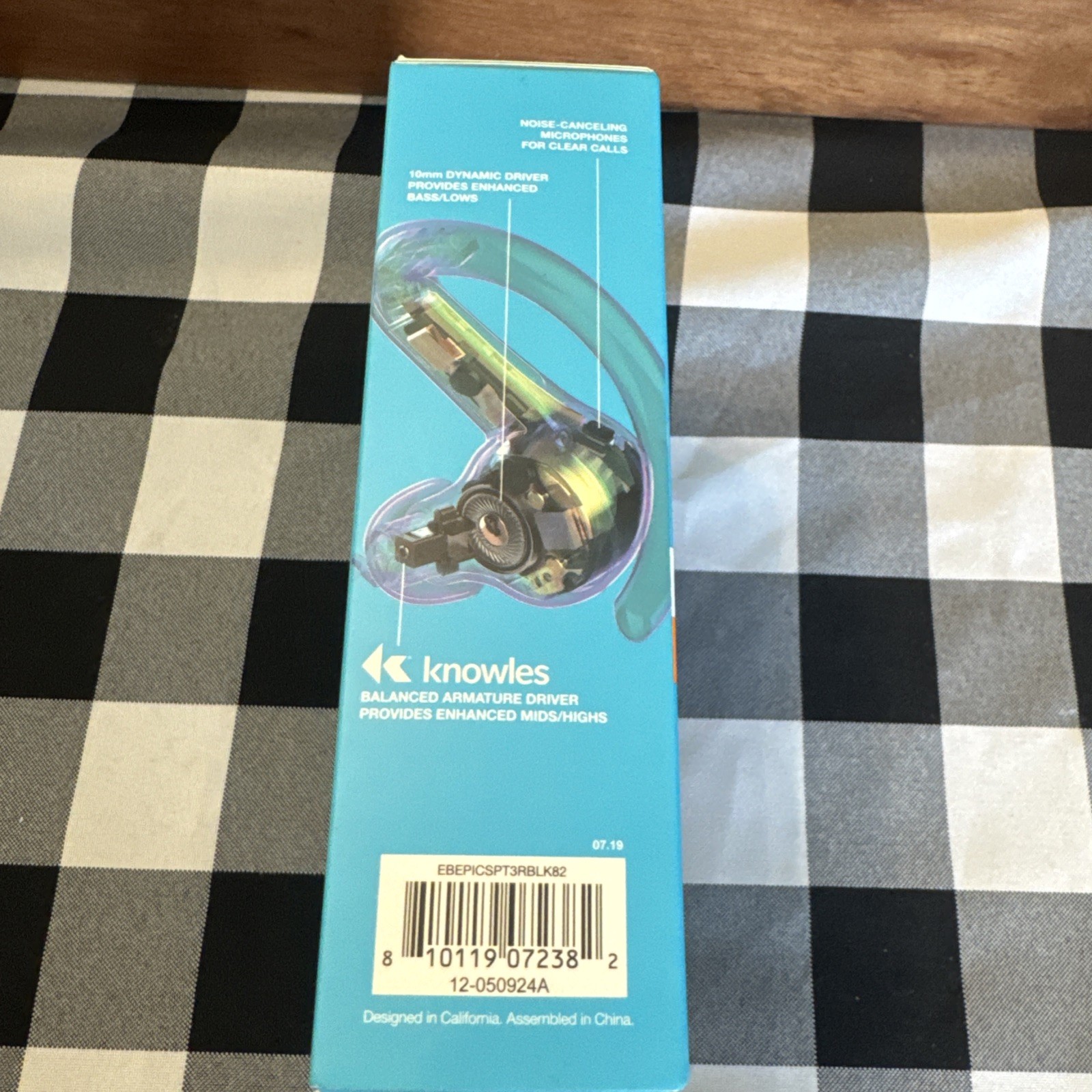 JLab Epic Sport ANC 3 True Wireless Earbuds, Sport EarHook, Android/iOS [SEALED]