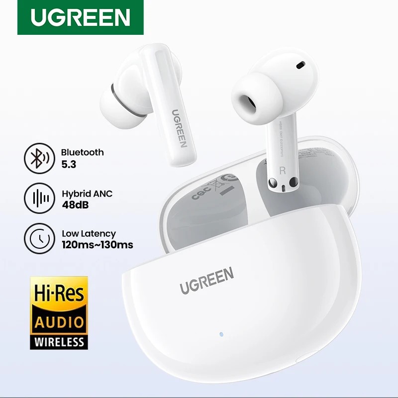 Ugreen HiTune T6 Noise Cancelling Hi-Res Bluetooth Wireless Earbuds Earphones
