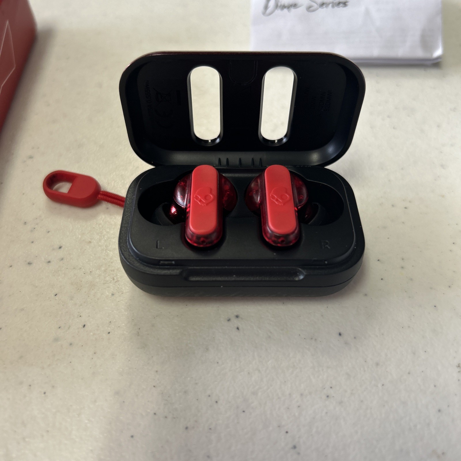 Skullcandy X Budweiser Dime Series Limited Edition Wireless In-Ear Earbuds Red