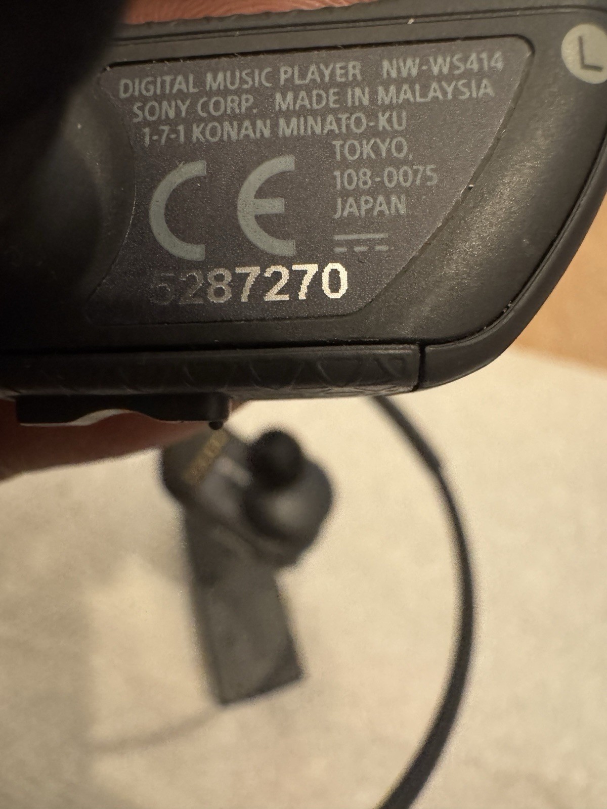 Sony NW-WS414 Waterproof All-in-One MP3 Player