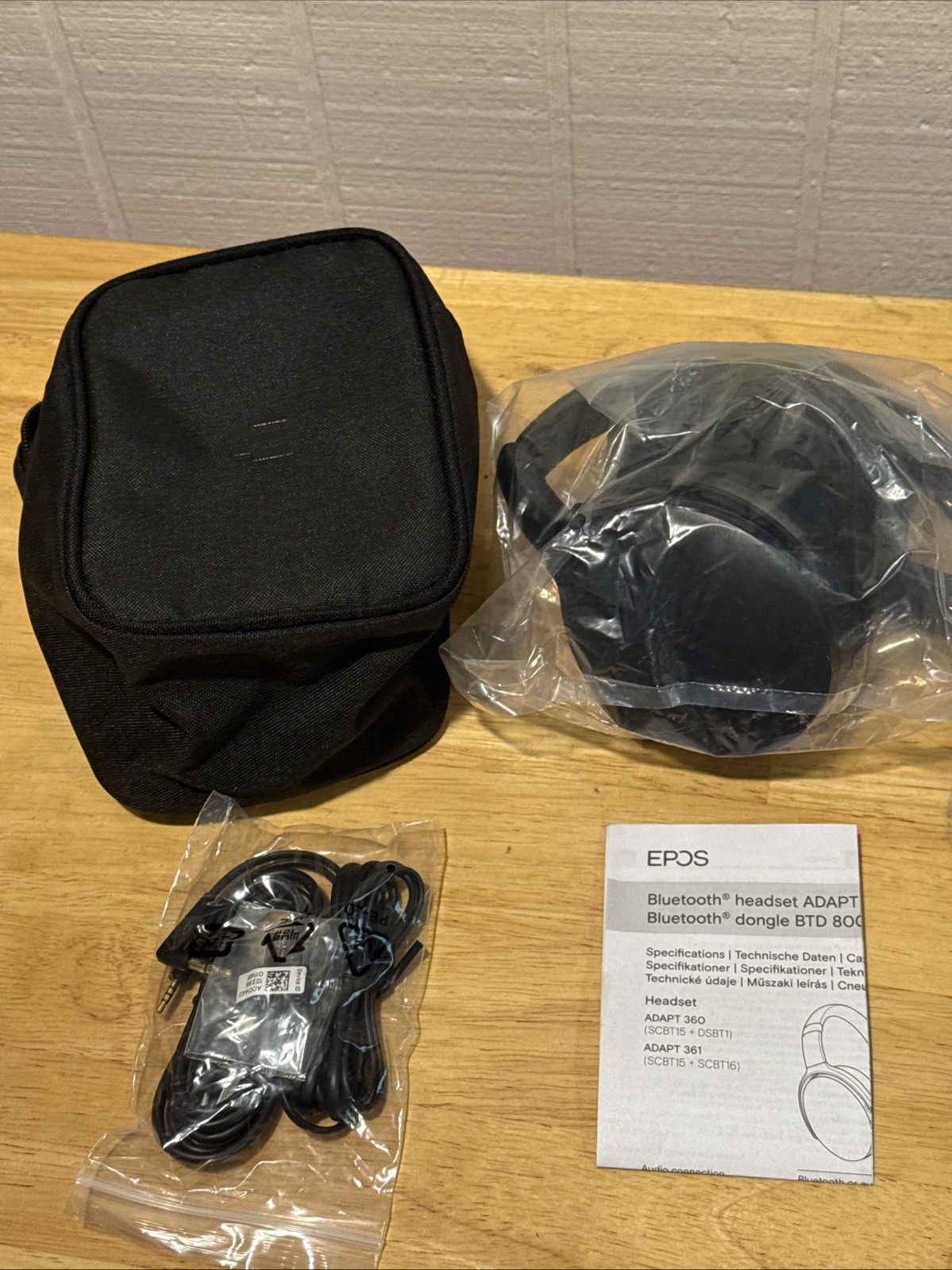 EPOS Adapt 360 Black – Dual-Sided, Dual-Connectivity, Wireless, Headset
