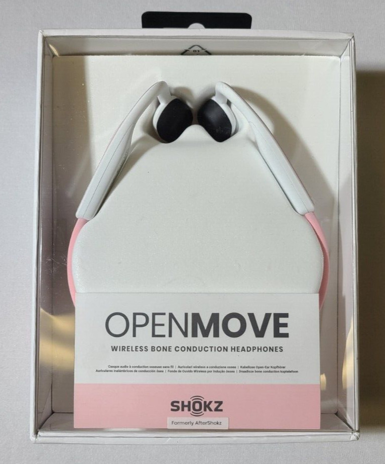 SHOKZ S661 OpenMove Wireless Bone Conduction Headphones – Pink