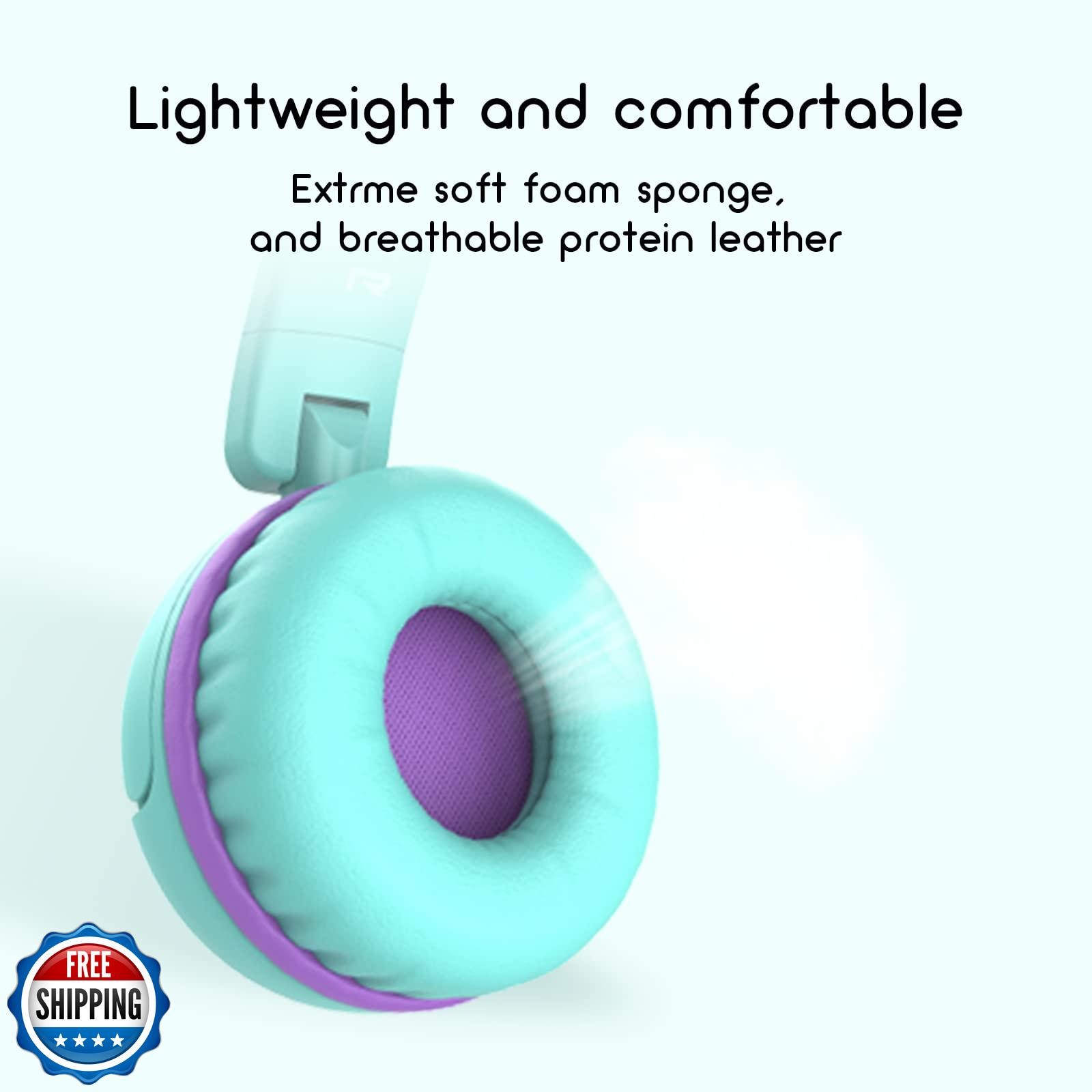 IMYB V1 Kids Headphones, Wired Stereo Foldable Tangle-Free 3.5mm Adjustable O