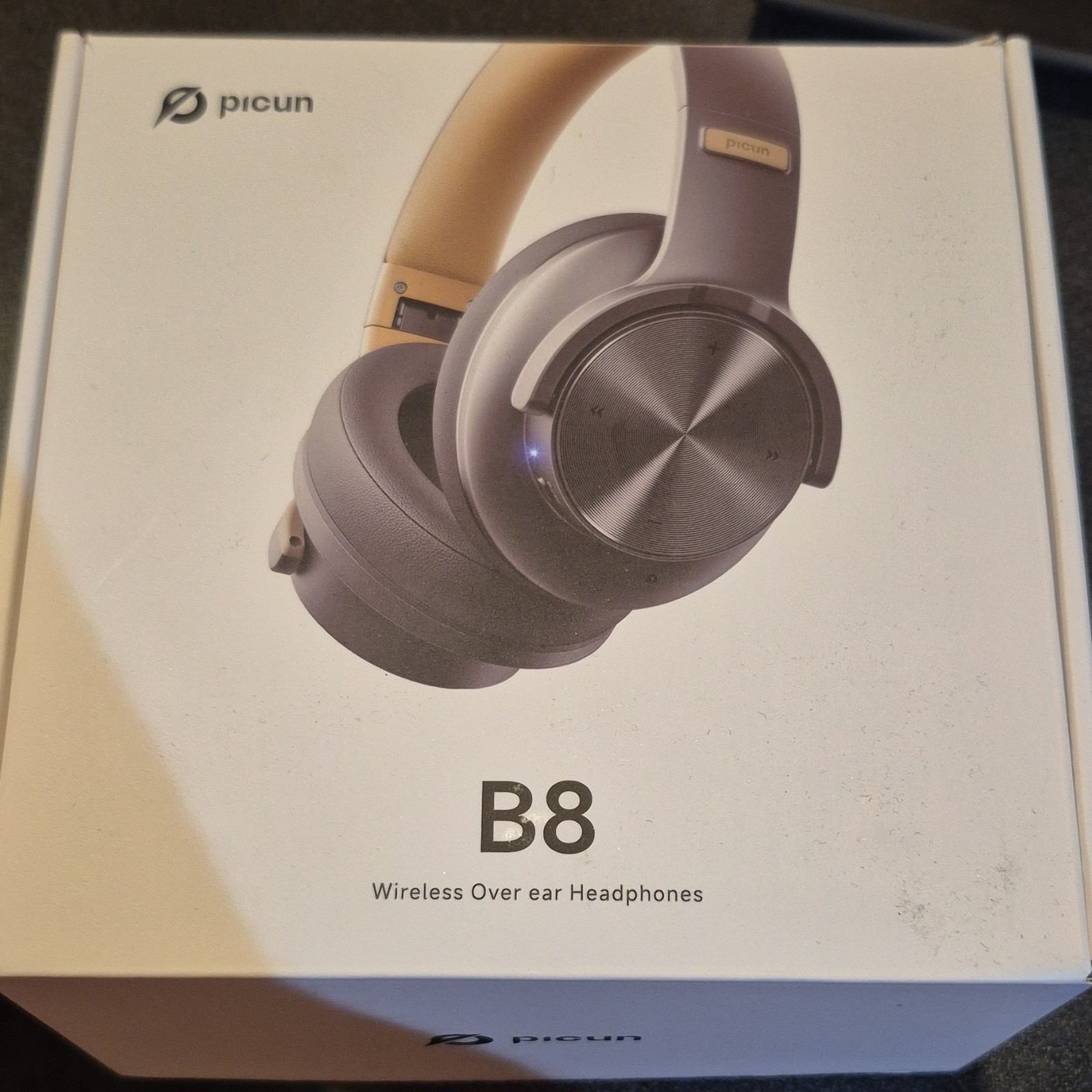 Picun B8 Wireless Bluetooth Over-Ear Headphones 40mm Ashen Golden