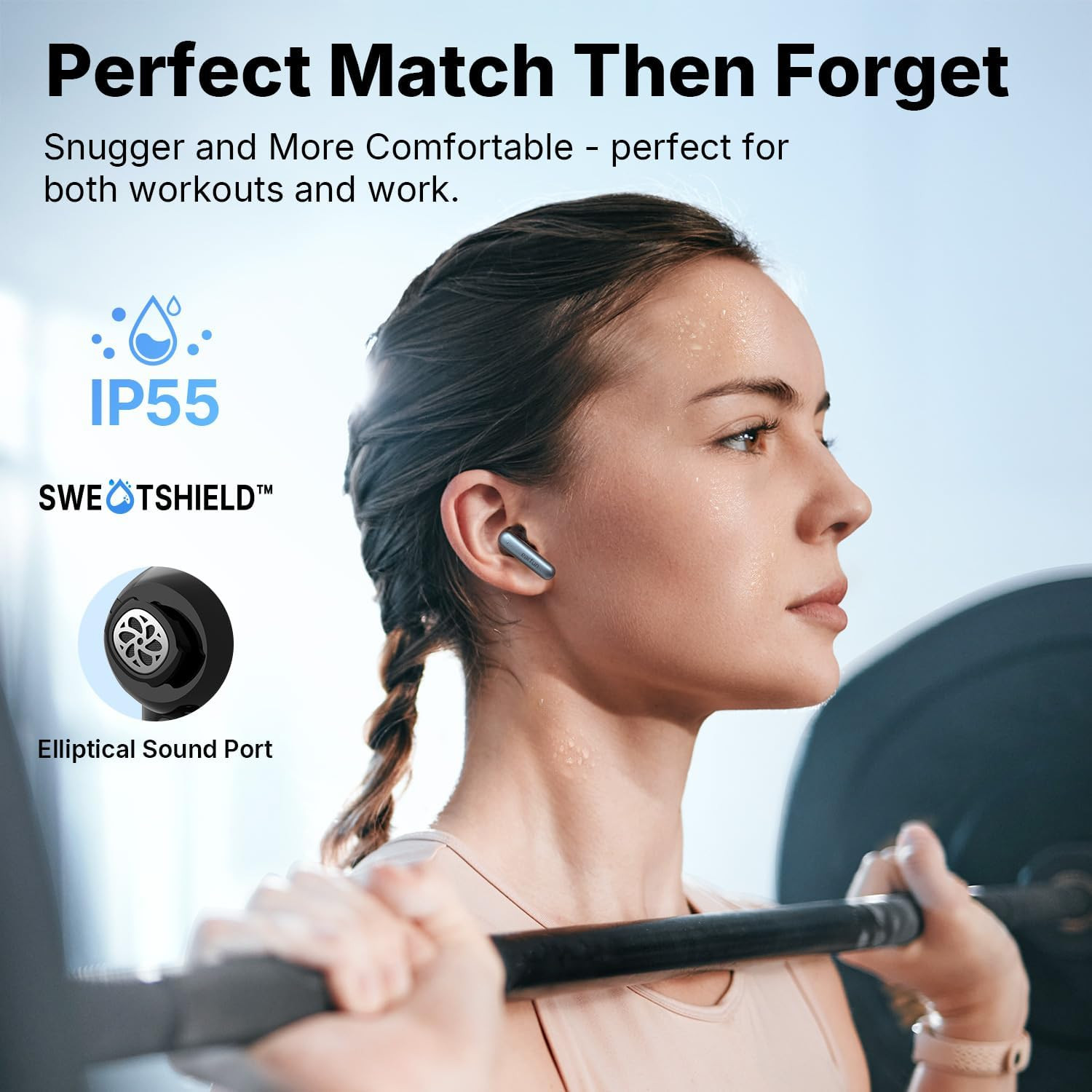 EarFun Air Pro 4i Noise Cancelling Wireless Earbuds, Hi-Res Sound with LDAC, 6 M