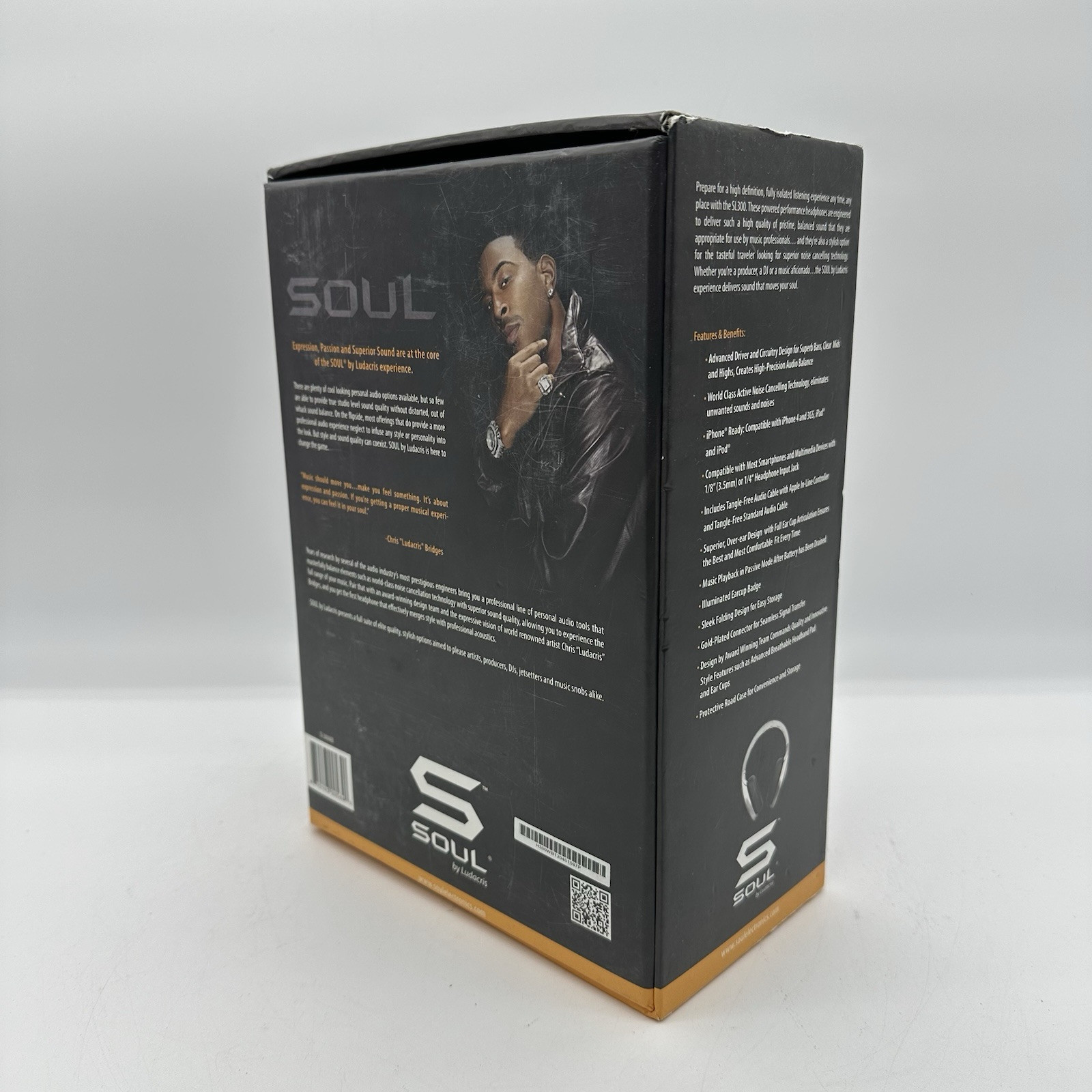 SOUL by Ludacris SL300WB Elite Hi-Definition Noise Canceling Studio Headphones