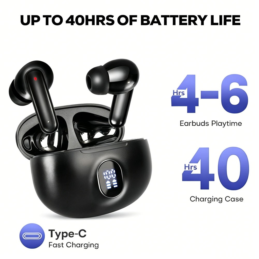Wireless Earbuds Bluetooth 5.4 TWS Earphones In-Ear Pods for iPhone & Android UK