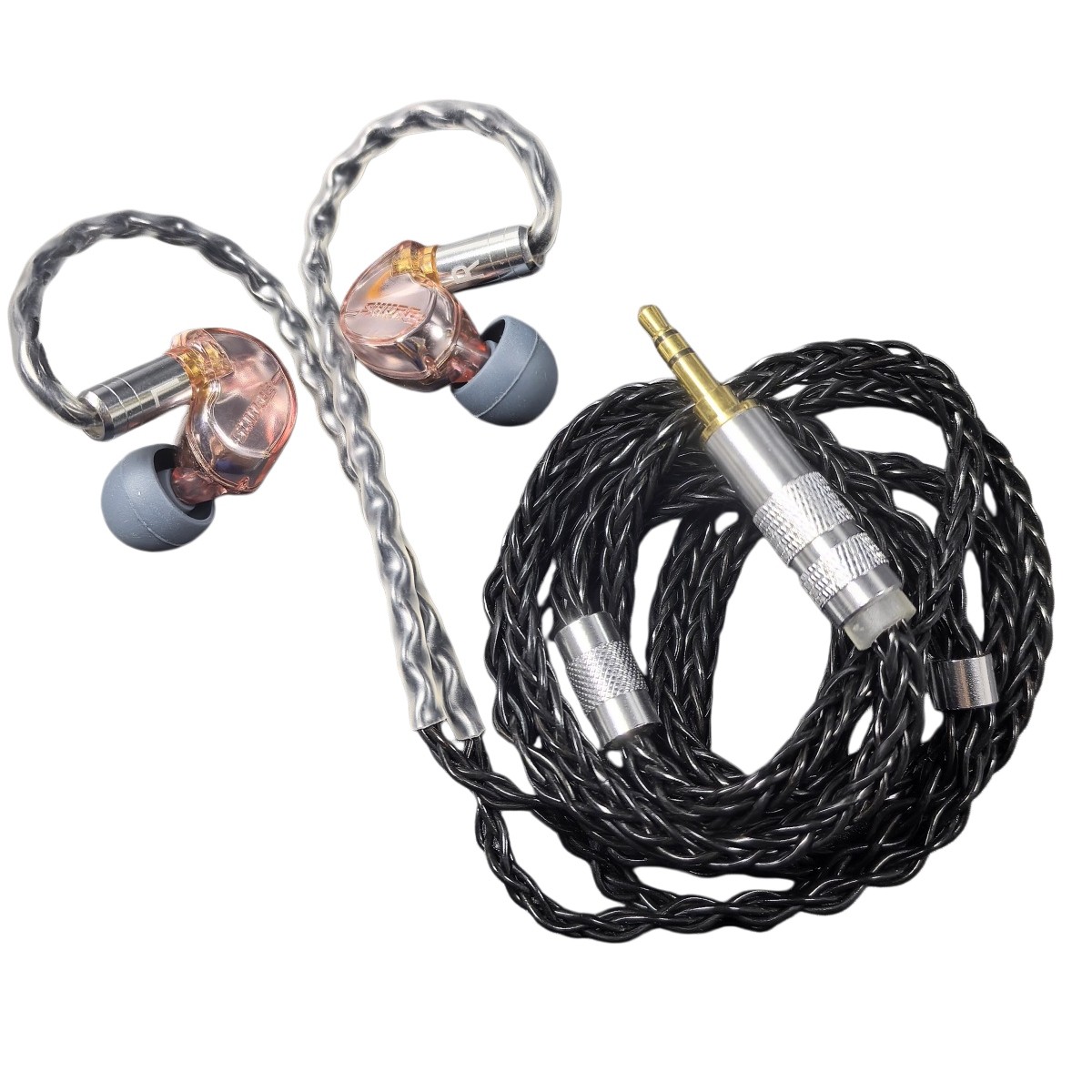 Shure SE535 Earphones Sound Isolating 3.5mm Stereo Voice Headset – Rose Gold