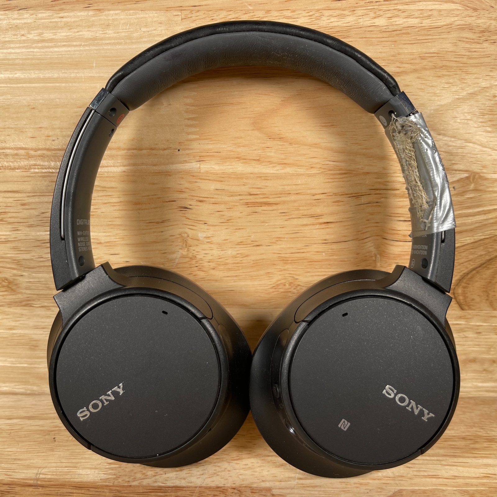 Sony WH-CH700N Black Wireless Bluetooth Noise Cancelling Voice Control Headphone