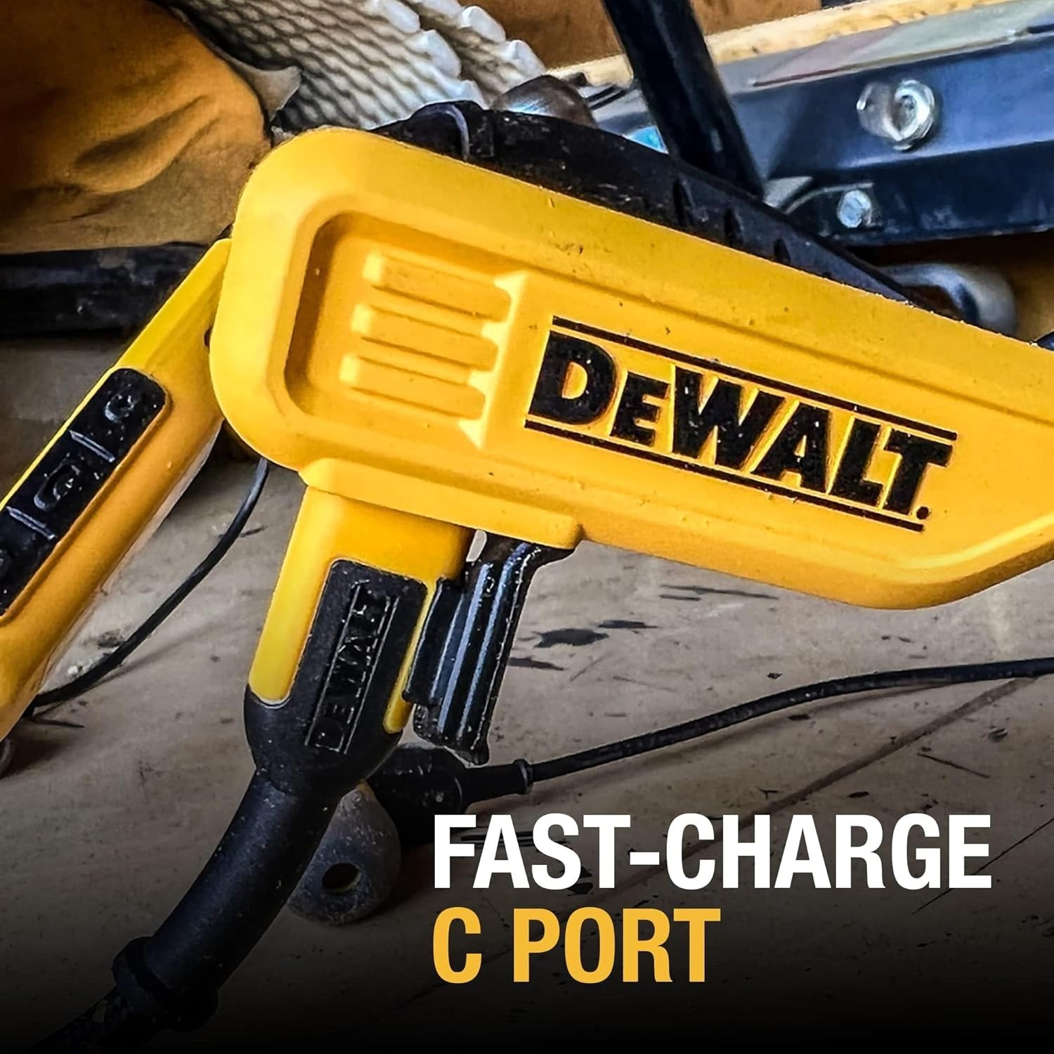 DEWALT Jobsite Pro Neckband Wireless Earphones – Black/Yellow NEW